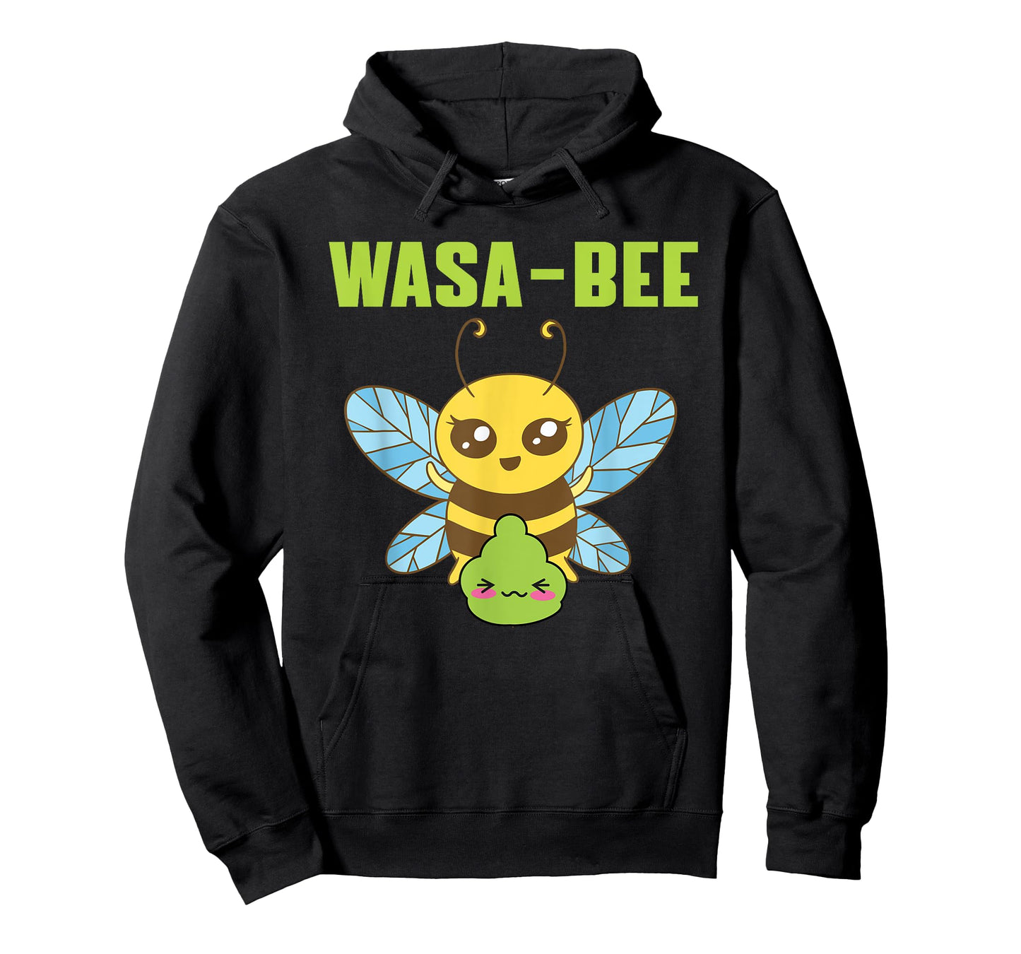 Cute Wasabi Bee Pun Costume Love Spicy Food Japan T-Shirt