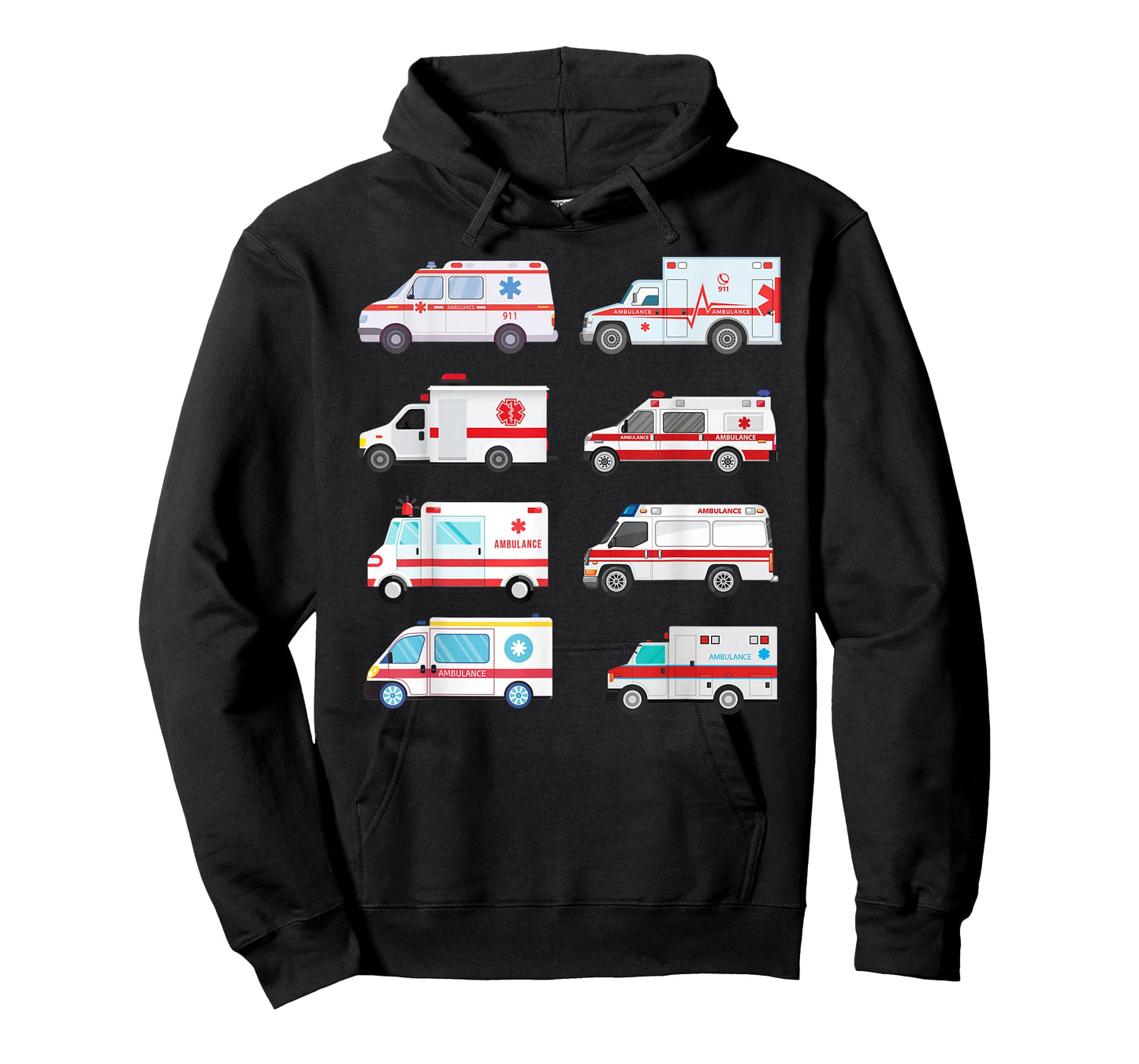 Ambulance Truck Birthday EMT for Boys Girls Toddlers T-Shirt