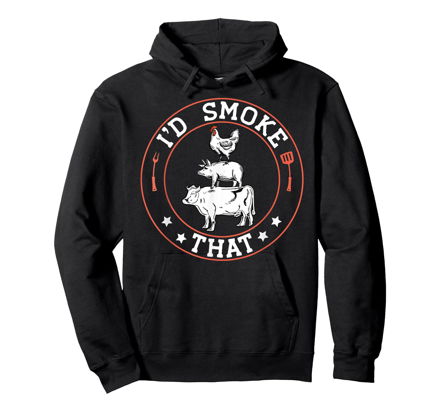 Chef Butcher BBQ Smoker I'd Smoke That Barbecue Pitmaster T-Shirt