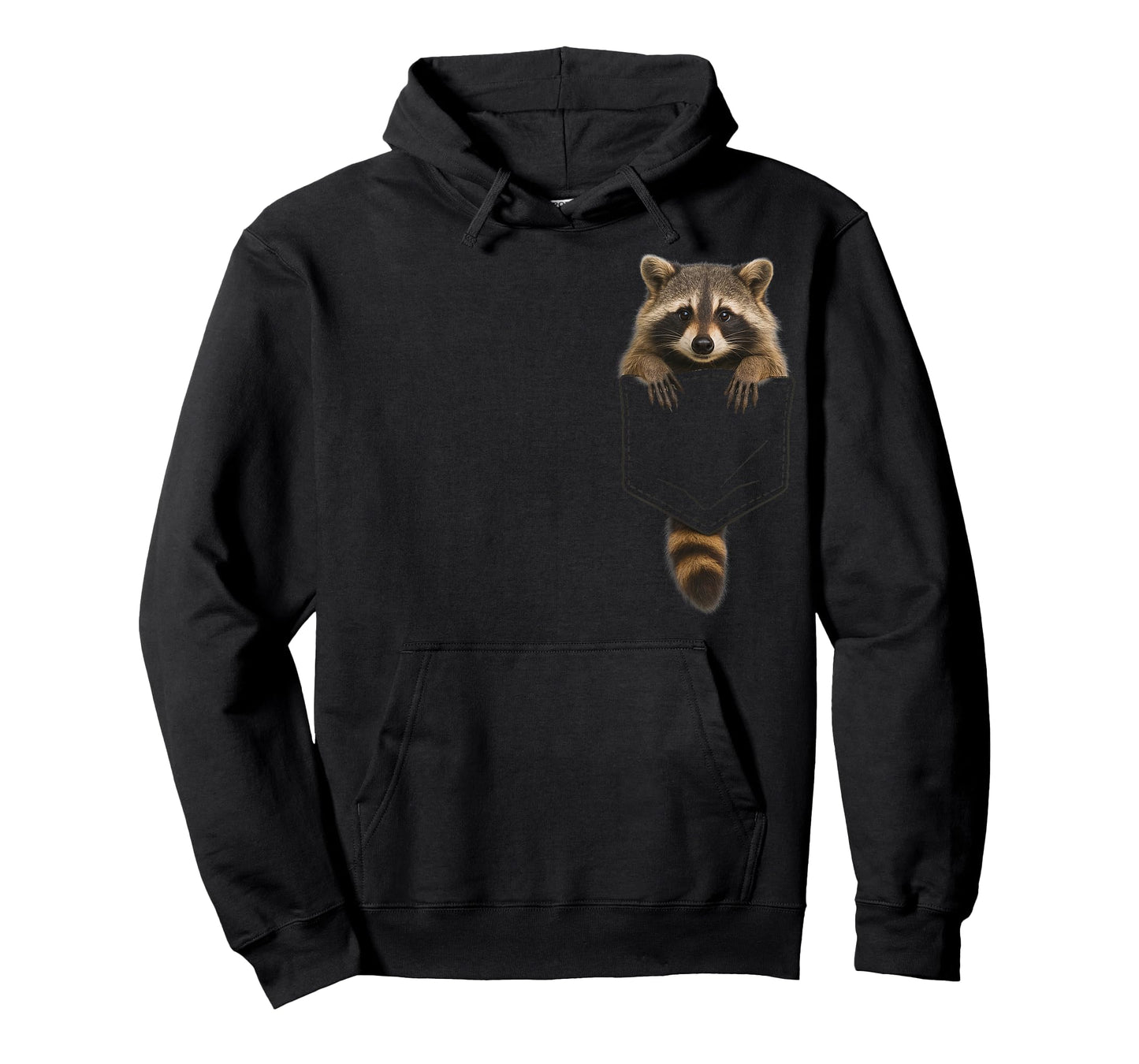 Cute Raccoon Pocket Funny Gifts For Men Women Kid T-Shirt