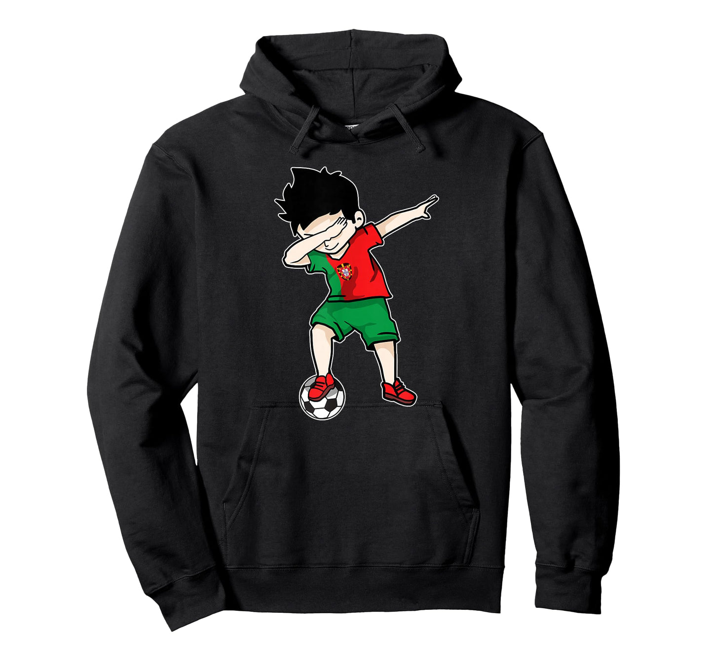 Dabbing Soccer Boy Portugal Football - Portuguese Gift T-Shirt