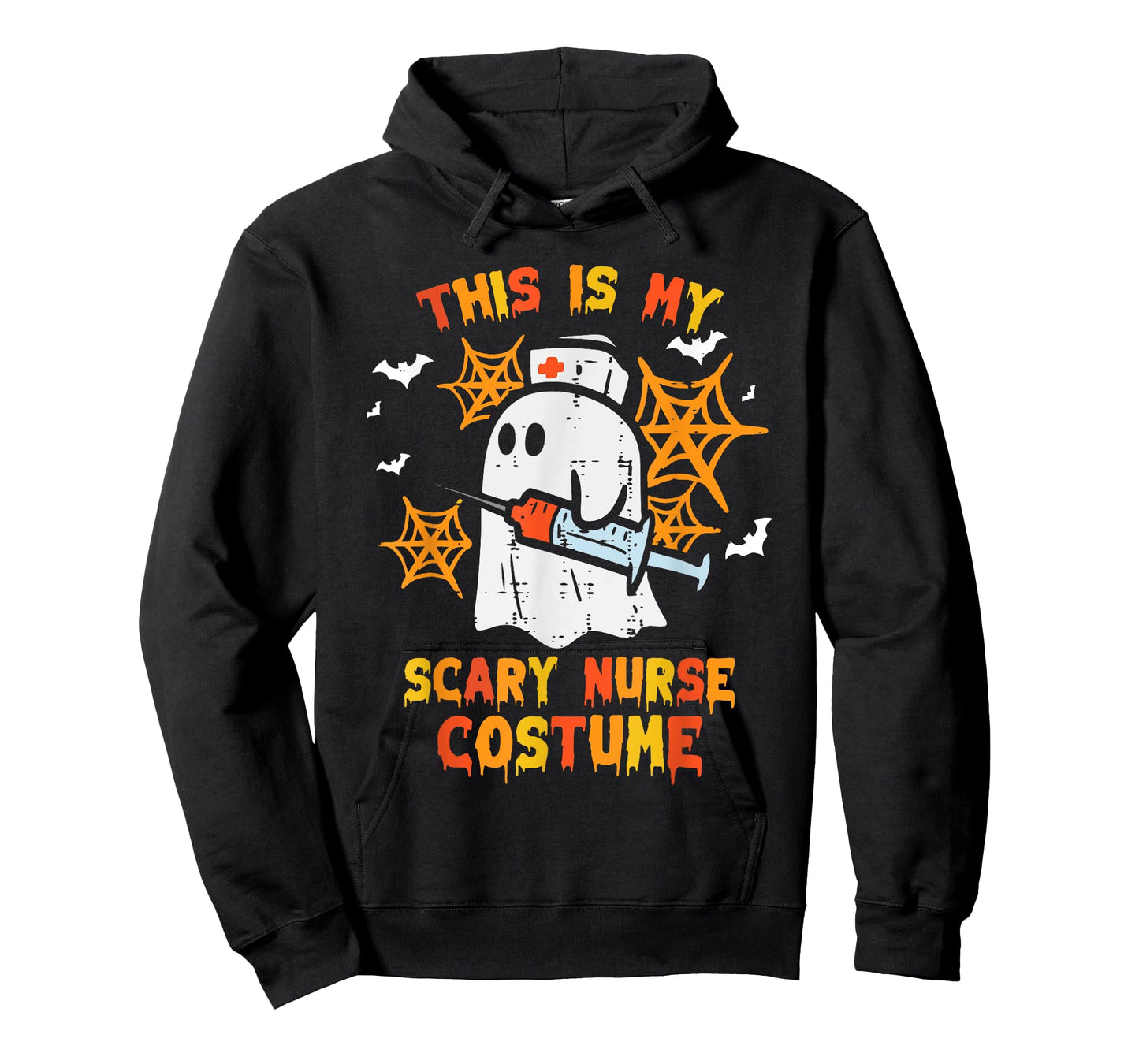 Halloween My Scary Nurse Costume Funny Ghost Scrub Top Women T-Shirt