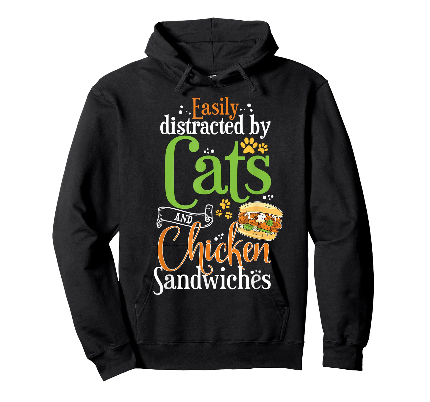 Funny Chicken Sandwich Shirt Cats and Chicken Burger T-Shirt