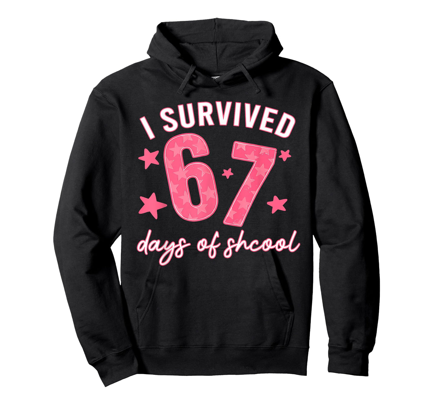 I Survived 67 Days of School Funny 67 Teachers Students Meme T-Shirt