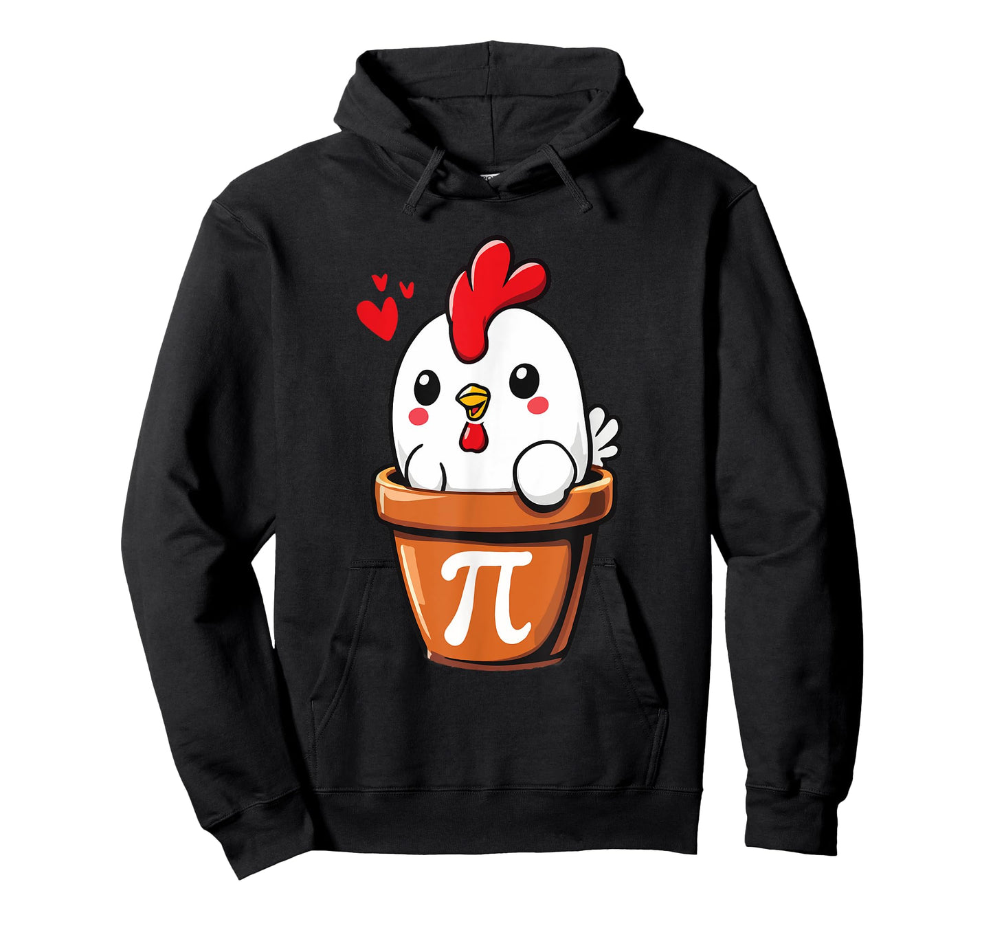 Chicken Pot Pie Funny School Math Puns Chicken Pot Pi T-Shirt