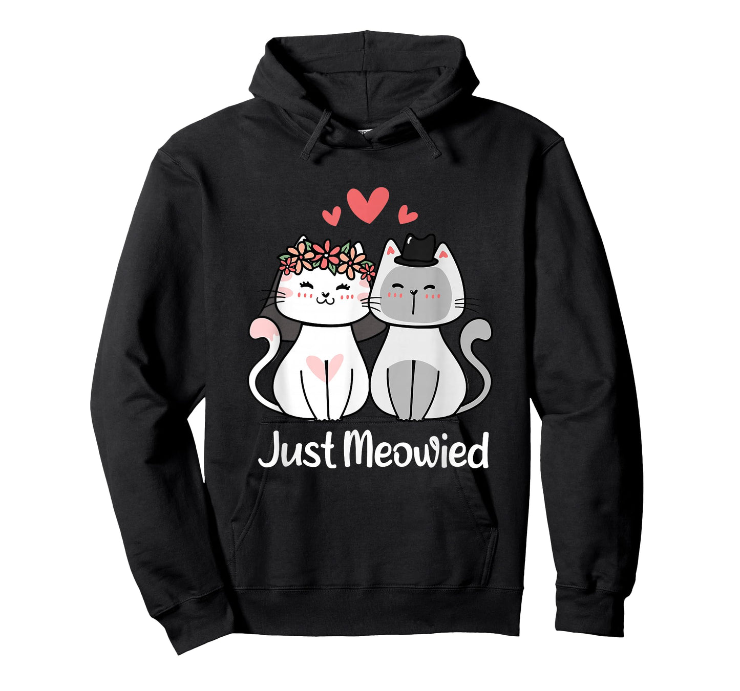 Just Meowied Frisch Married Cats Married Couple T-Shirt