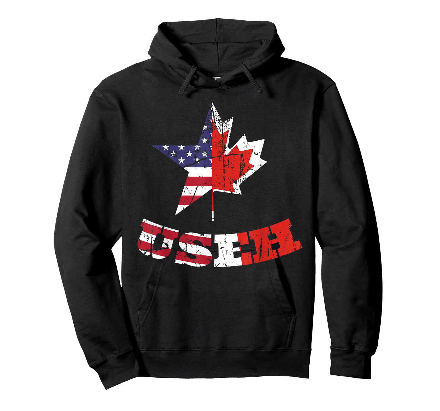 US Eh Flag Canadian American Citizen USEH Dual Citizenship T-Shirt