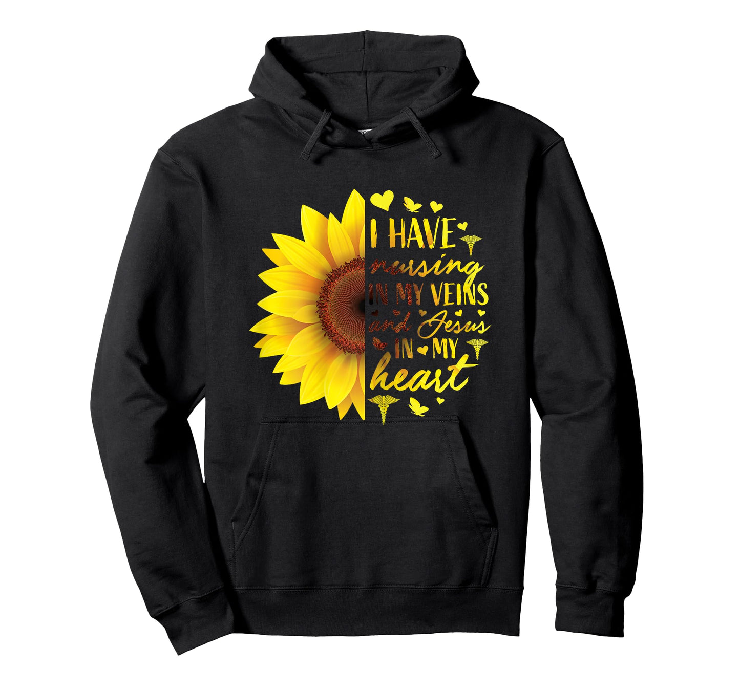 Cute Christian Nurse Shirts Women Sunflower Her RN Gifts LPN T-Shirt