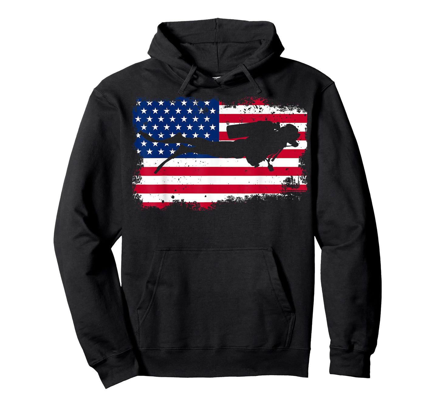 USA Scuba Diving USA Flag scuba diver Women Men T-Shirt