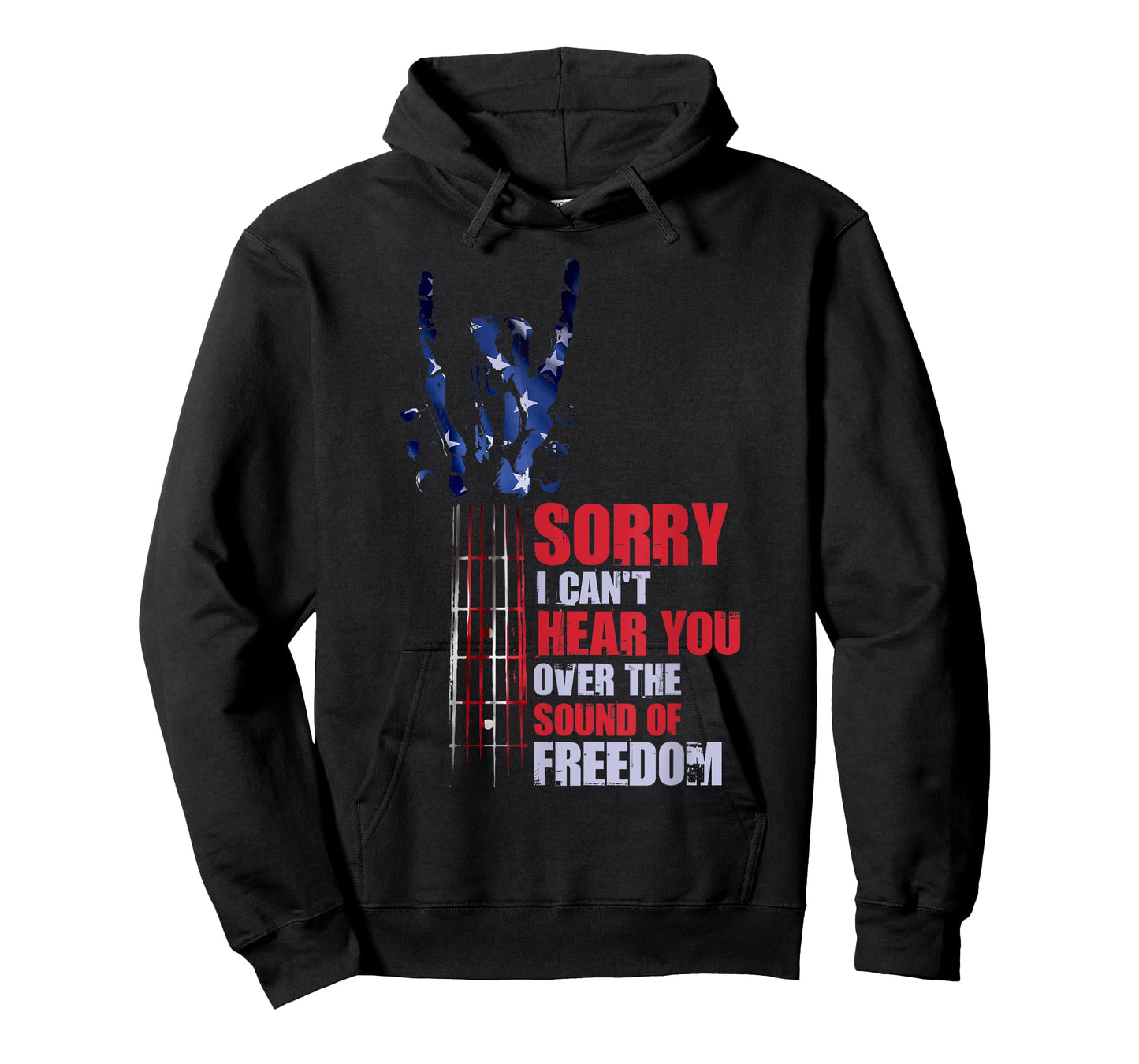 Guitarist 4th Of July American Flag Guitar T-Shirt