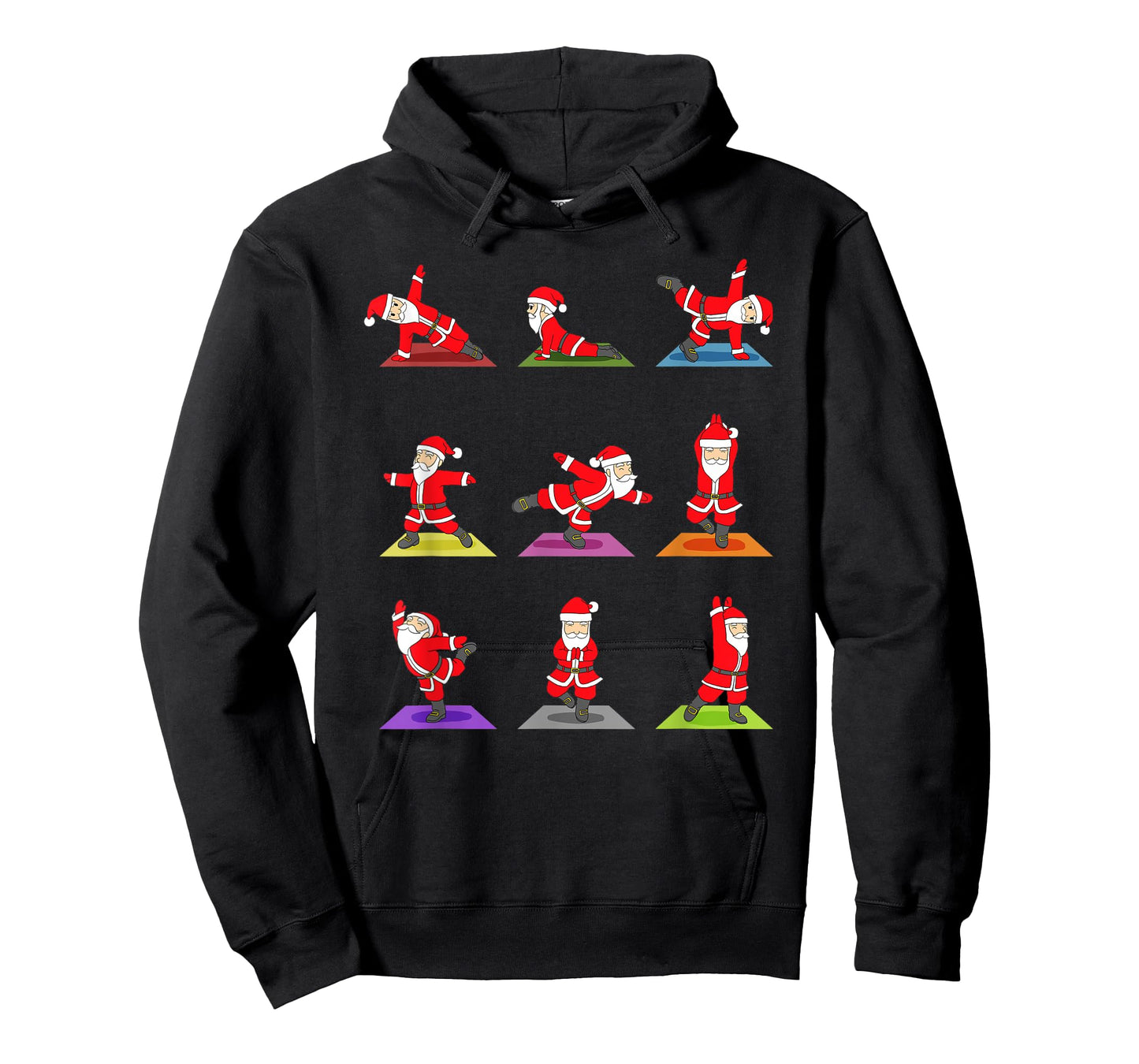 Christmas Yoga Santa Claus Xmas Gift T-Shirt