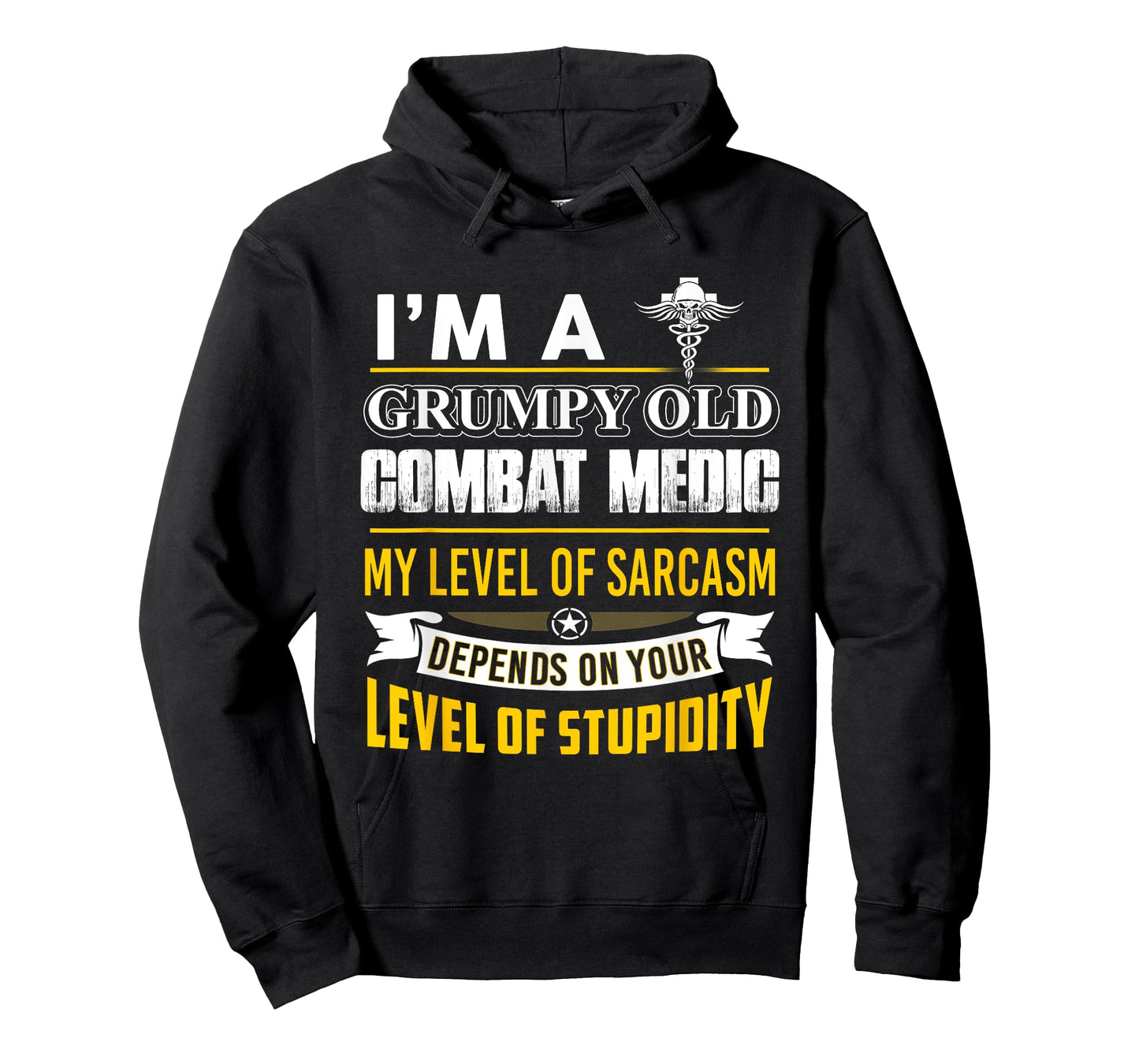 Combat Medic T-shirt, I'm A Grumpy Old Combat Medic T-Shirt