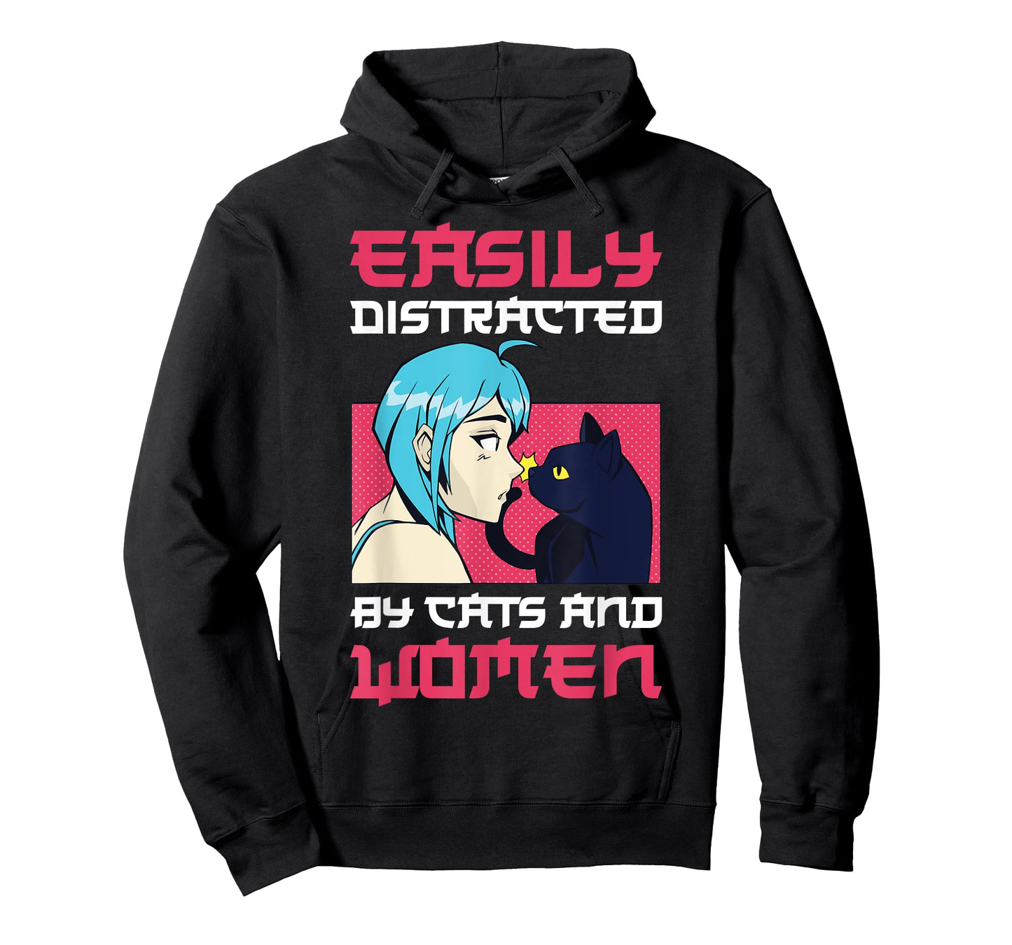 Easily Distracted By Cats And Women Lesbian T-Shirt