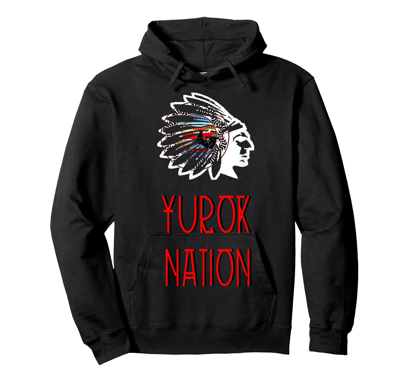 YUROK TRIBAL NATION FLAG | Amerindian Headdress T-Shirt