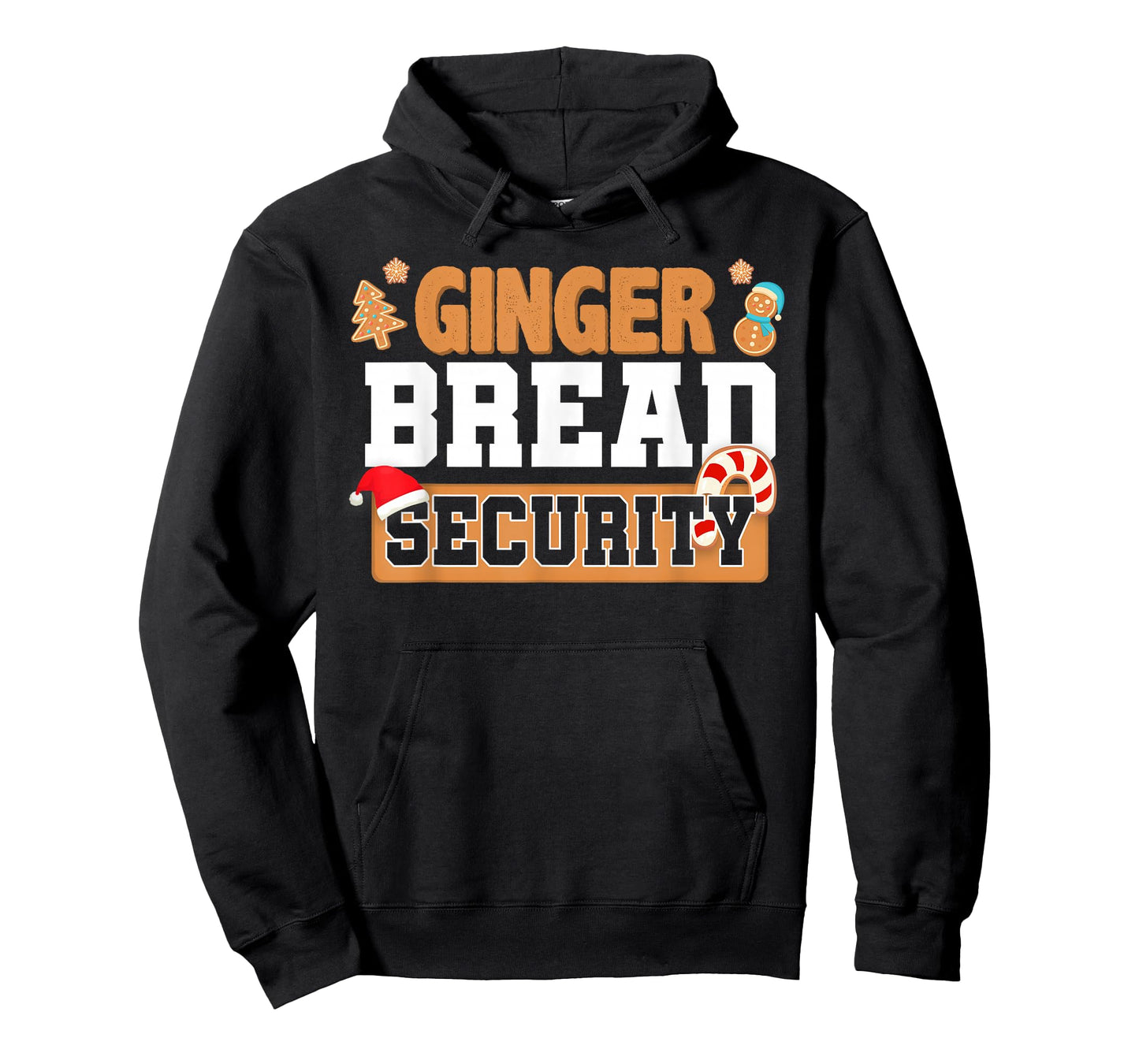 Christmas Ginger Bread Man Dads Cookie Baking Crew Security T-Shirt
