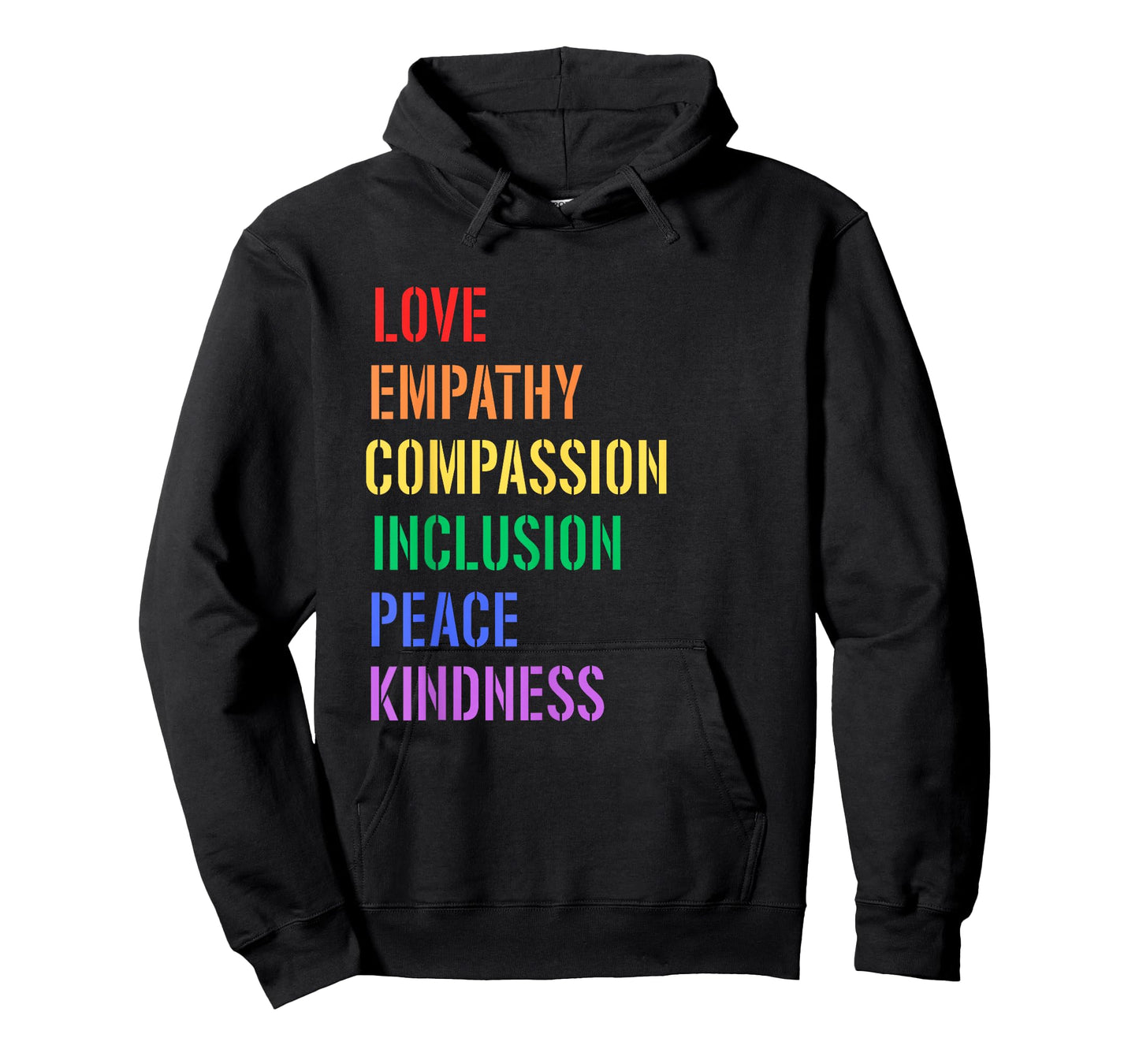 Spread Love Empathy Compassion Peace Kindness Inclusion Quot T-Shirt