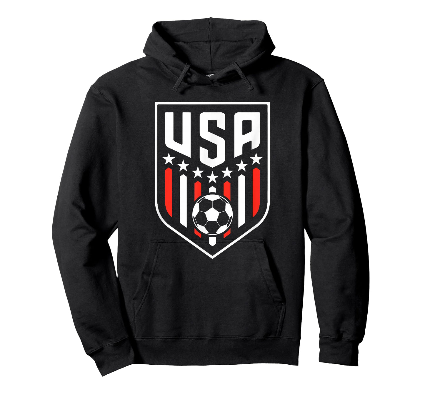 Womens Soccer Team American Flag Soccer Apparel Soccer T-Shirt