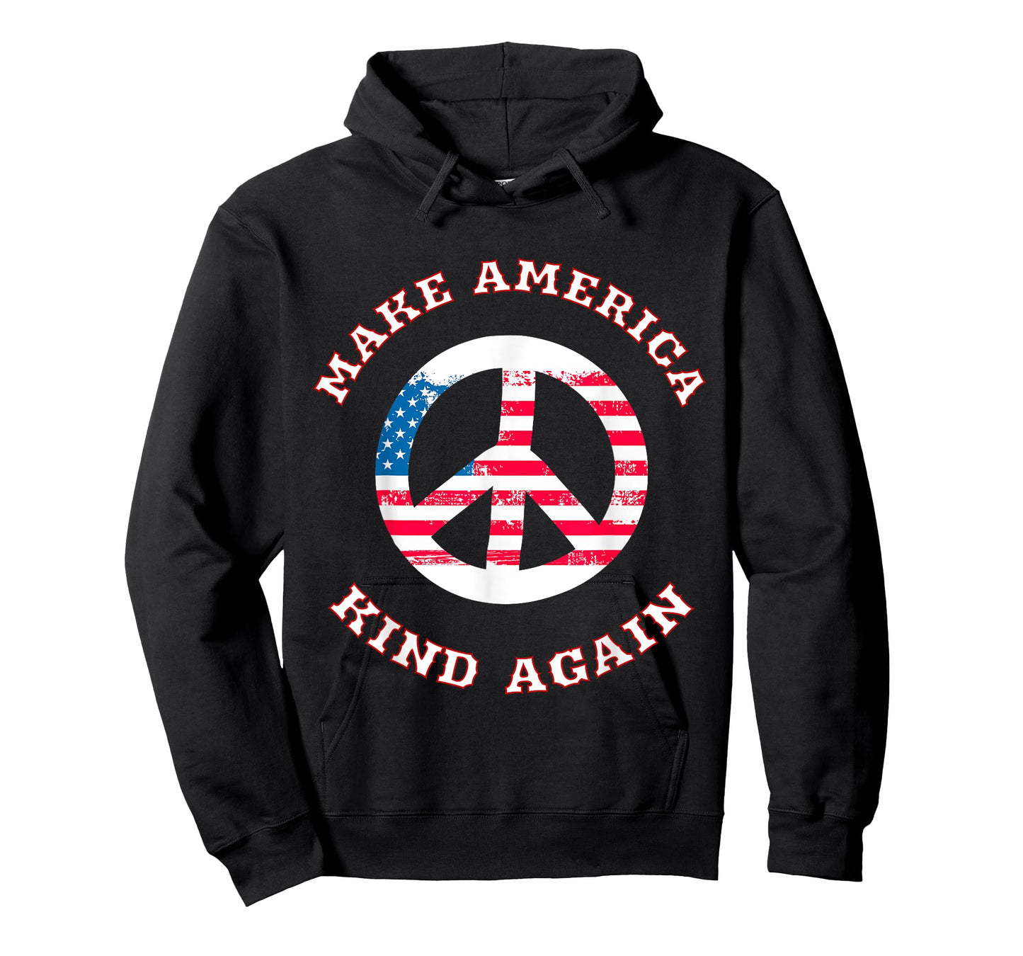 Make America Kind Again T Shirt - America Flag Peace Shirt T-Shirt