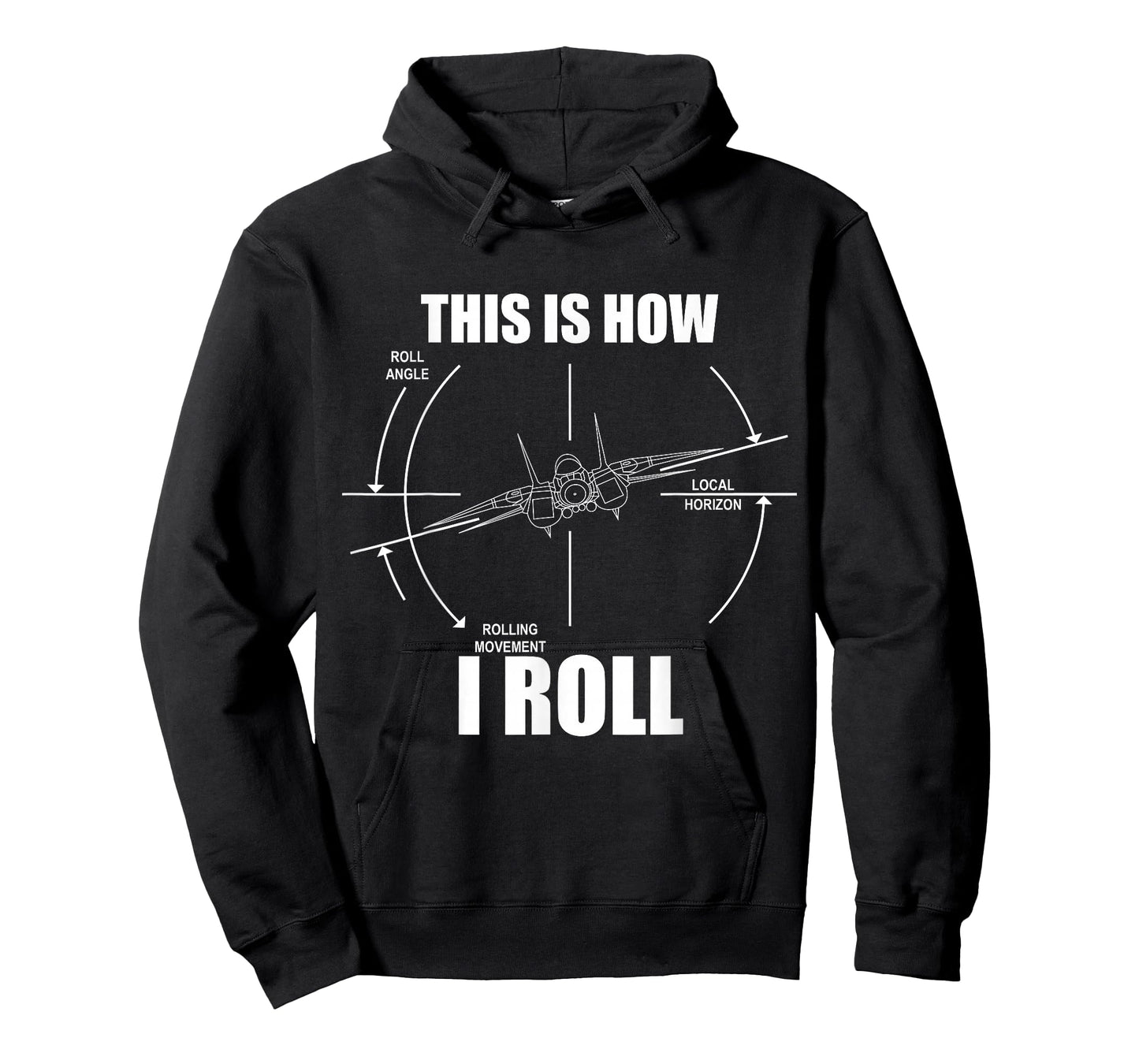 This Is How I Roll F14 Tomcat Roll Gauge Indicator Aviator T-Shirt