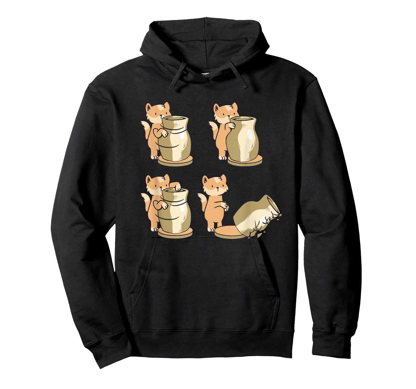 Funny Cat Pottery Wheel | Ceramics Sculpting | Clay Pottery Men Women T-Shirt