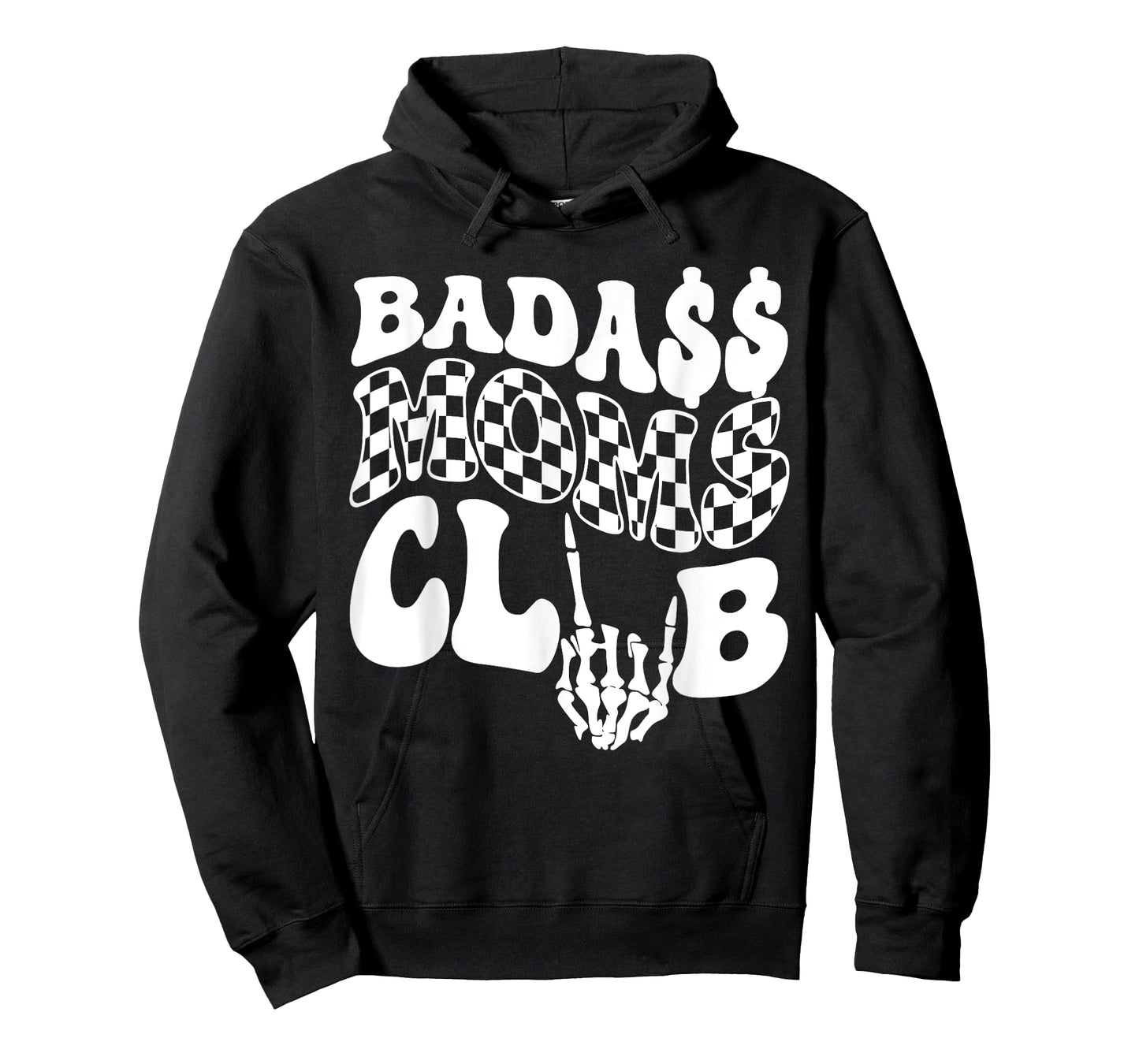 Badass Moms Club Trendy Mama Funny Mother Bad Ass Mom T-Shirt
