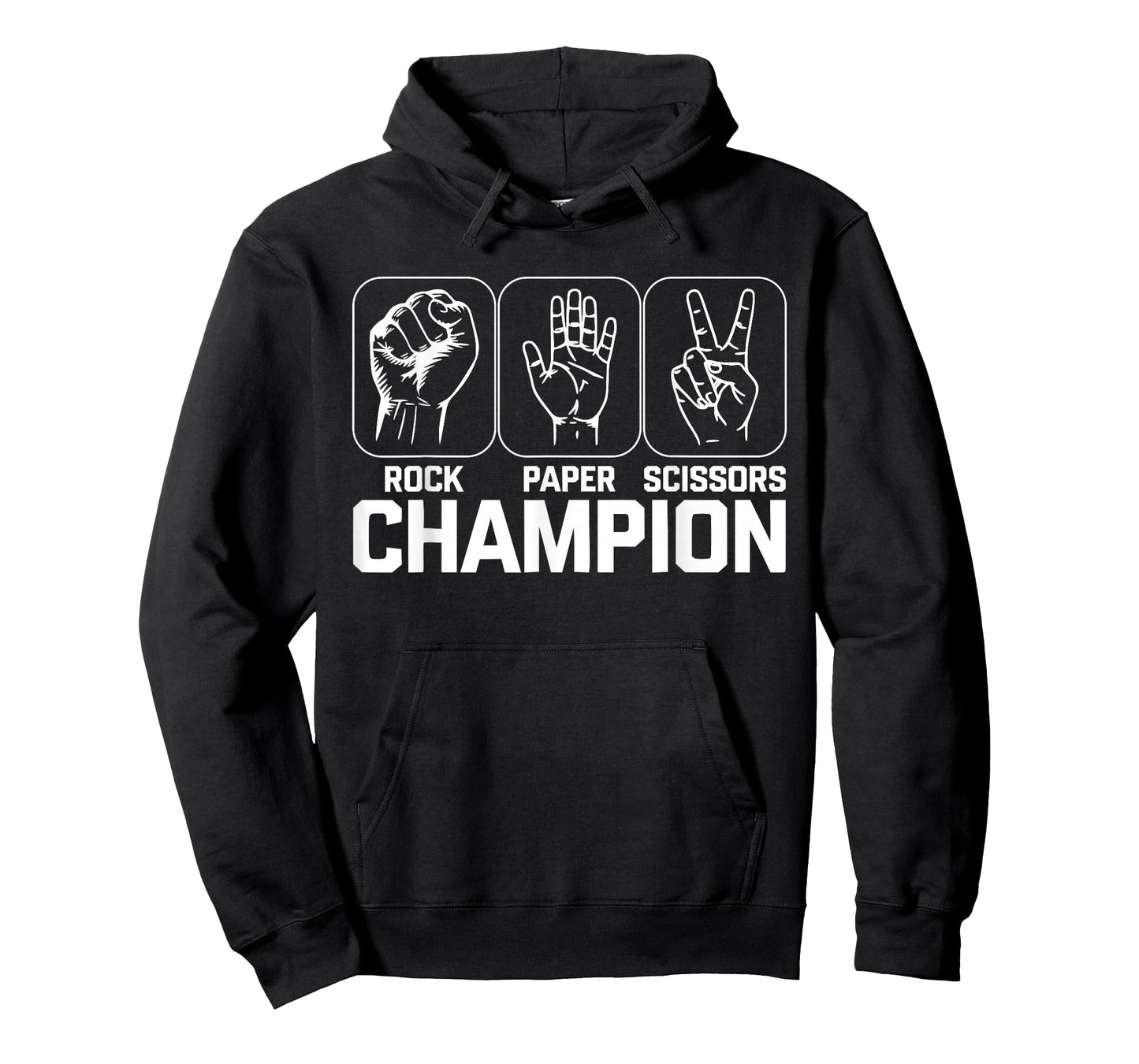 Rock Paper Scissors Champion Shirt Adult Men Women Costume T-Shirt