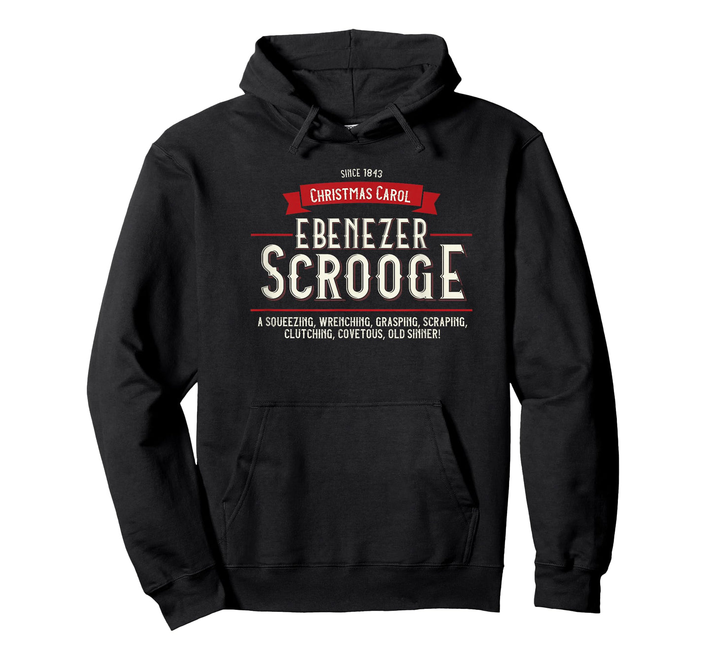 Christmas Carol, Ebenezer Scrooge, Holiday Design, Tradition T-Shirt