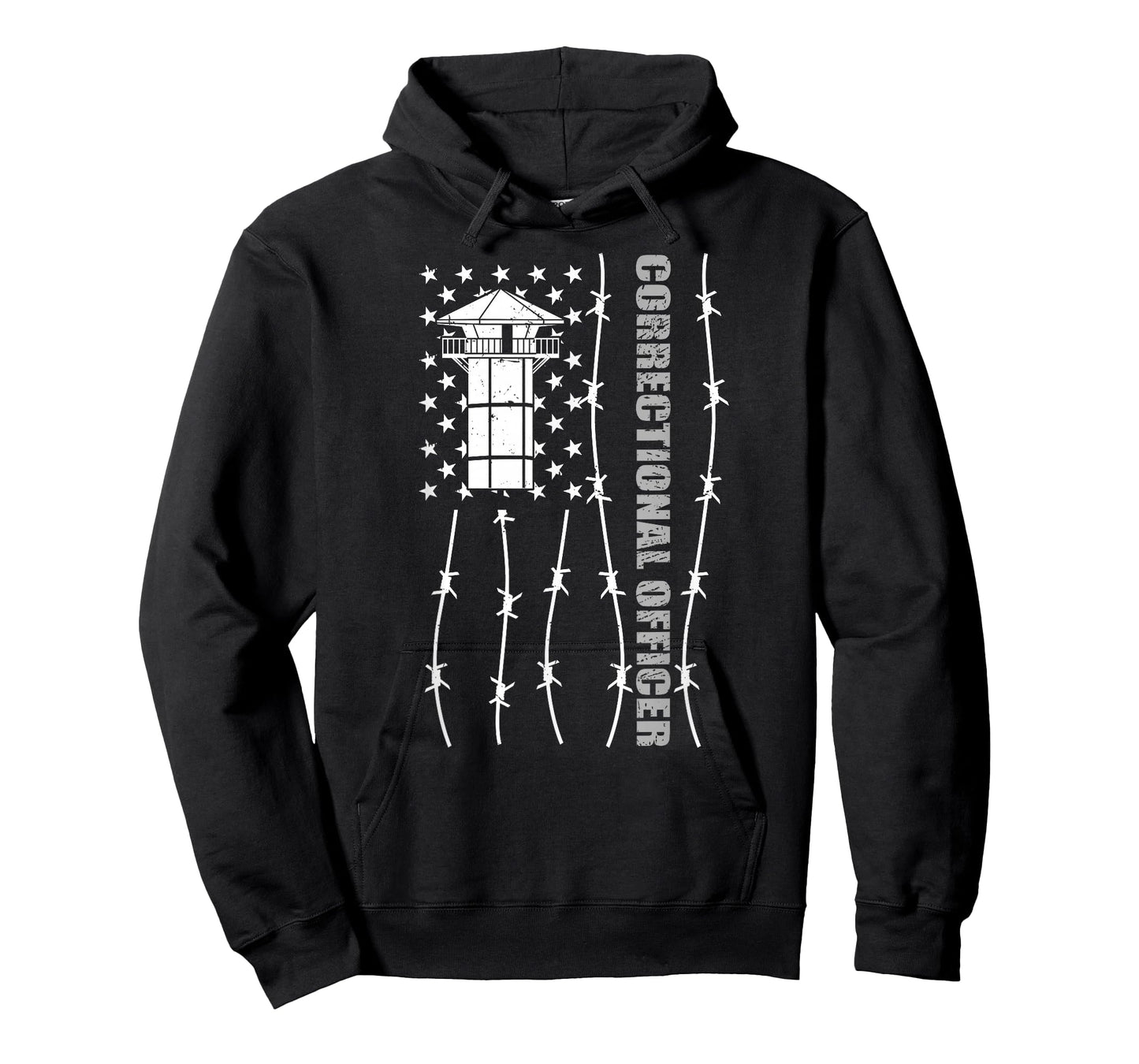American Flag Correctional Officer - Corrections USA Flag T-Shirt