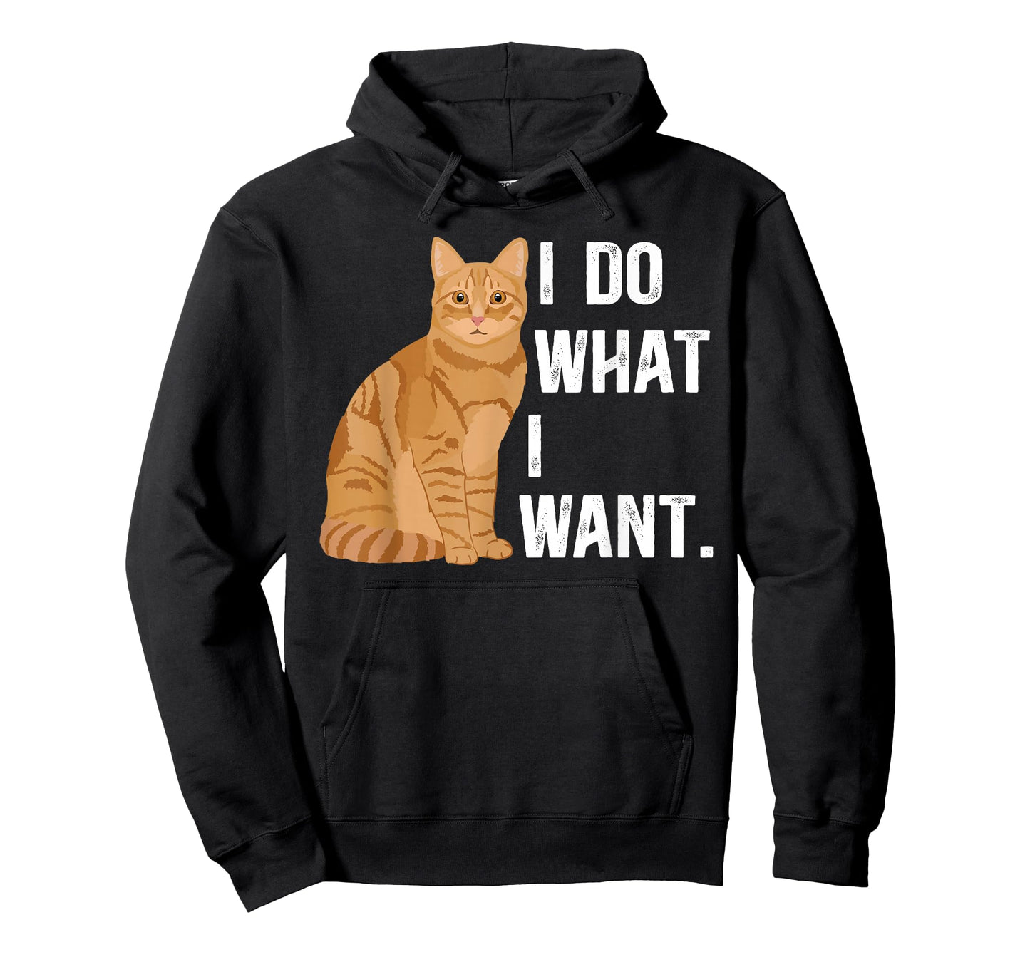 I Do What I Want Orange Tabby Cat Owner Orange Tabby Cat Mom T-Shirt