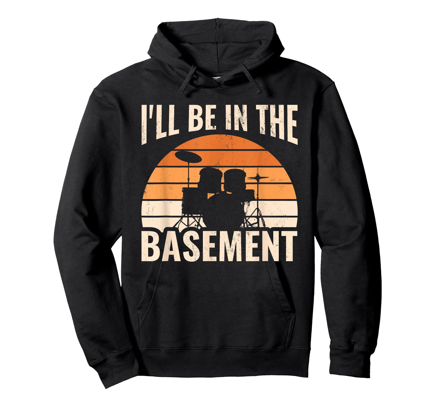 I'll Be In The Basement Drum Set Drumming Drummer T-Shirt
