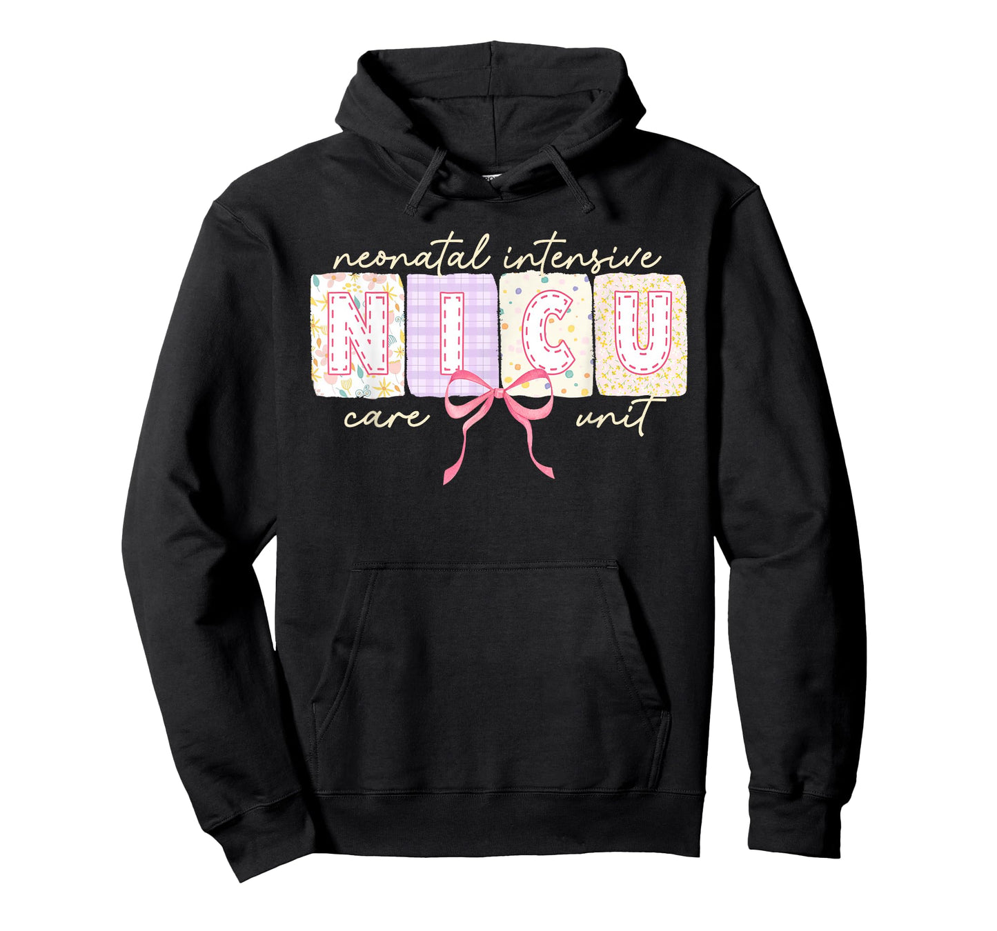 Cute Coquette Bow Spring NICU Nurse T-Shirt