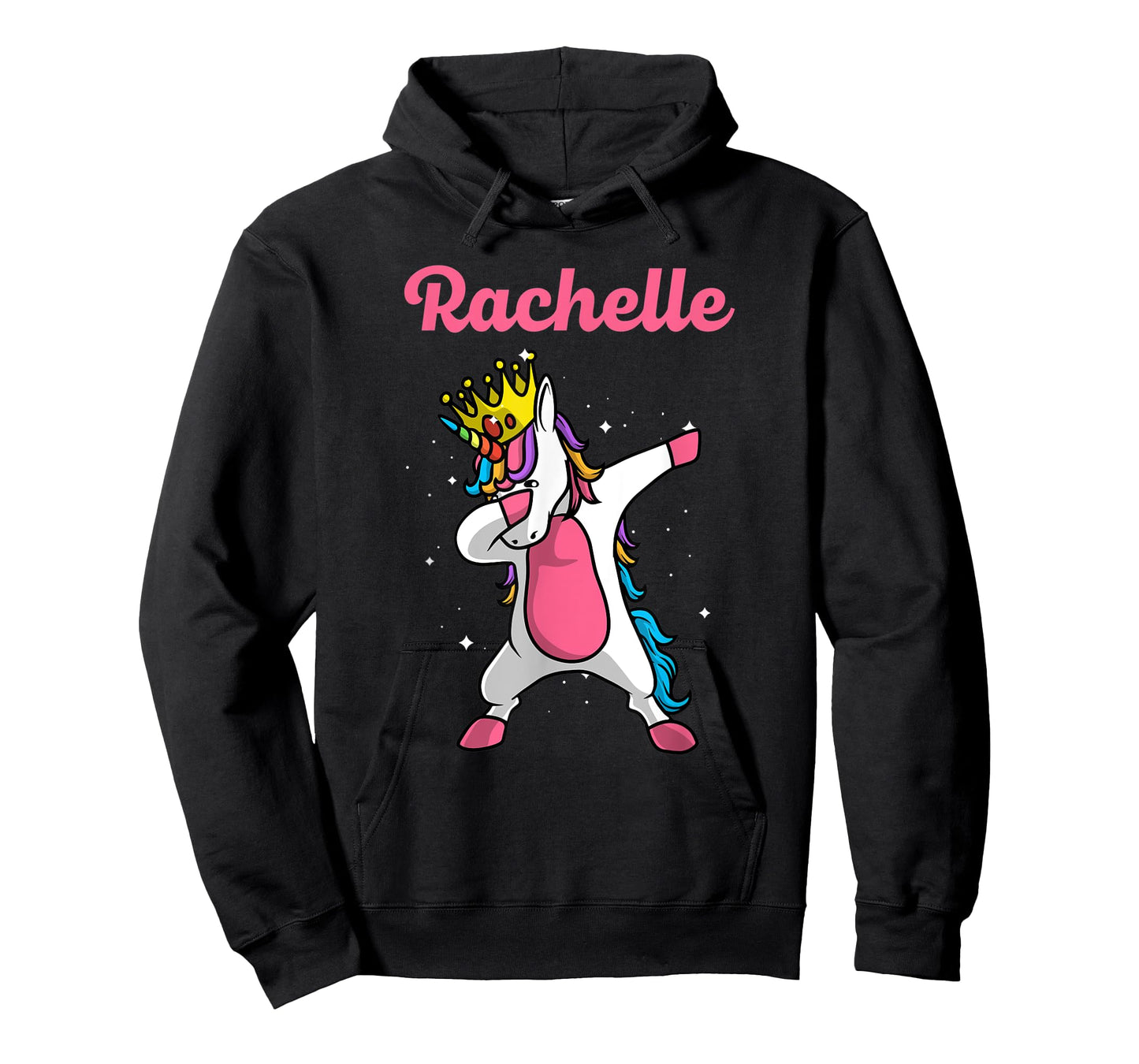 RACHELLE Gift Name Personalized Birthday Dabbing Unicorn T-Shirt