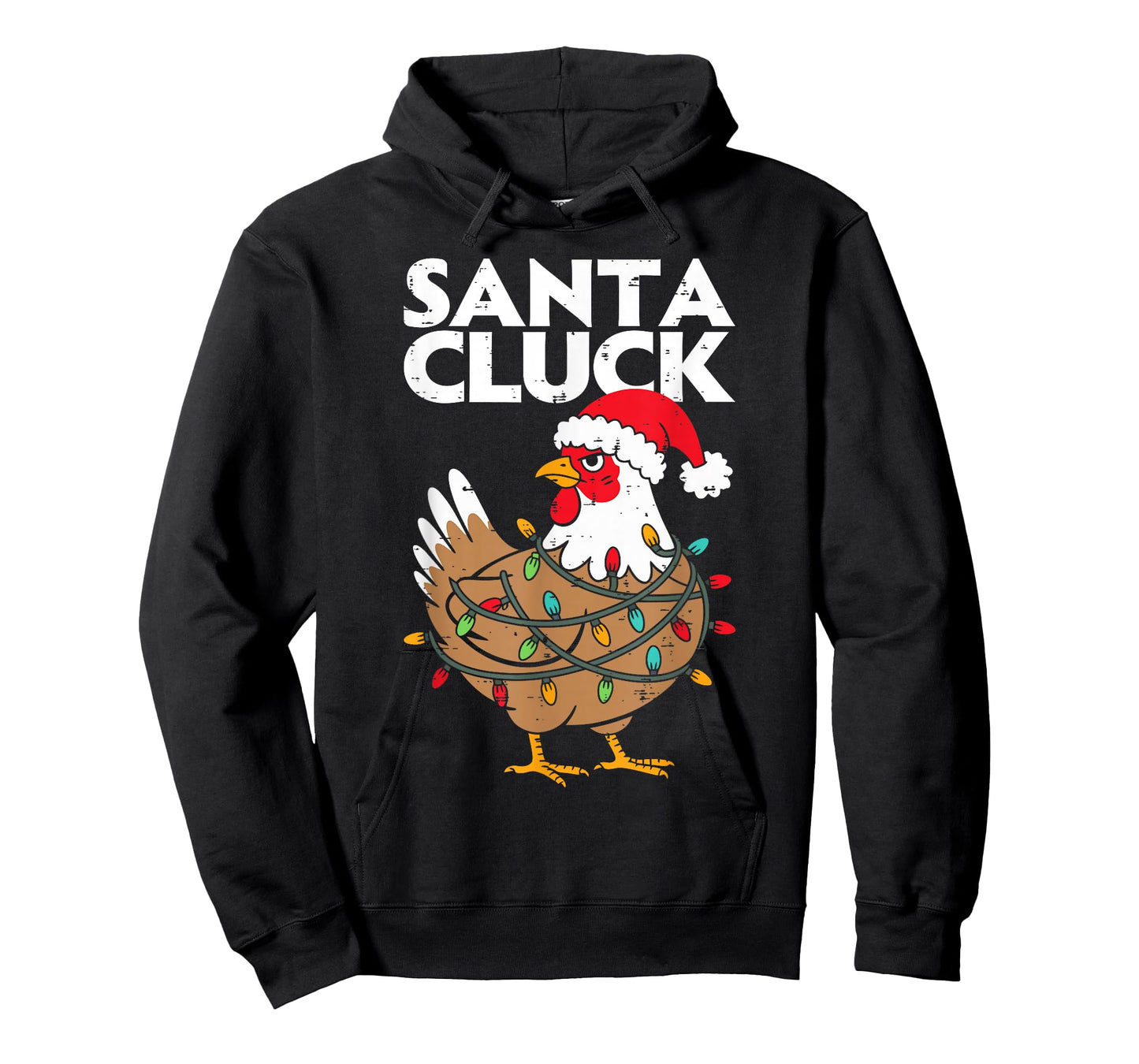 Chicken Christmas Santa Funny Holiday Men Women Kids Boys T-Shirt