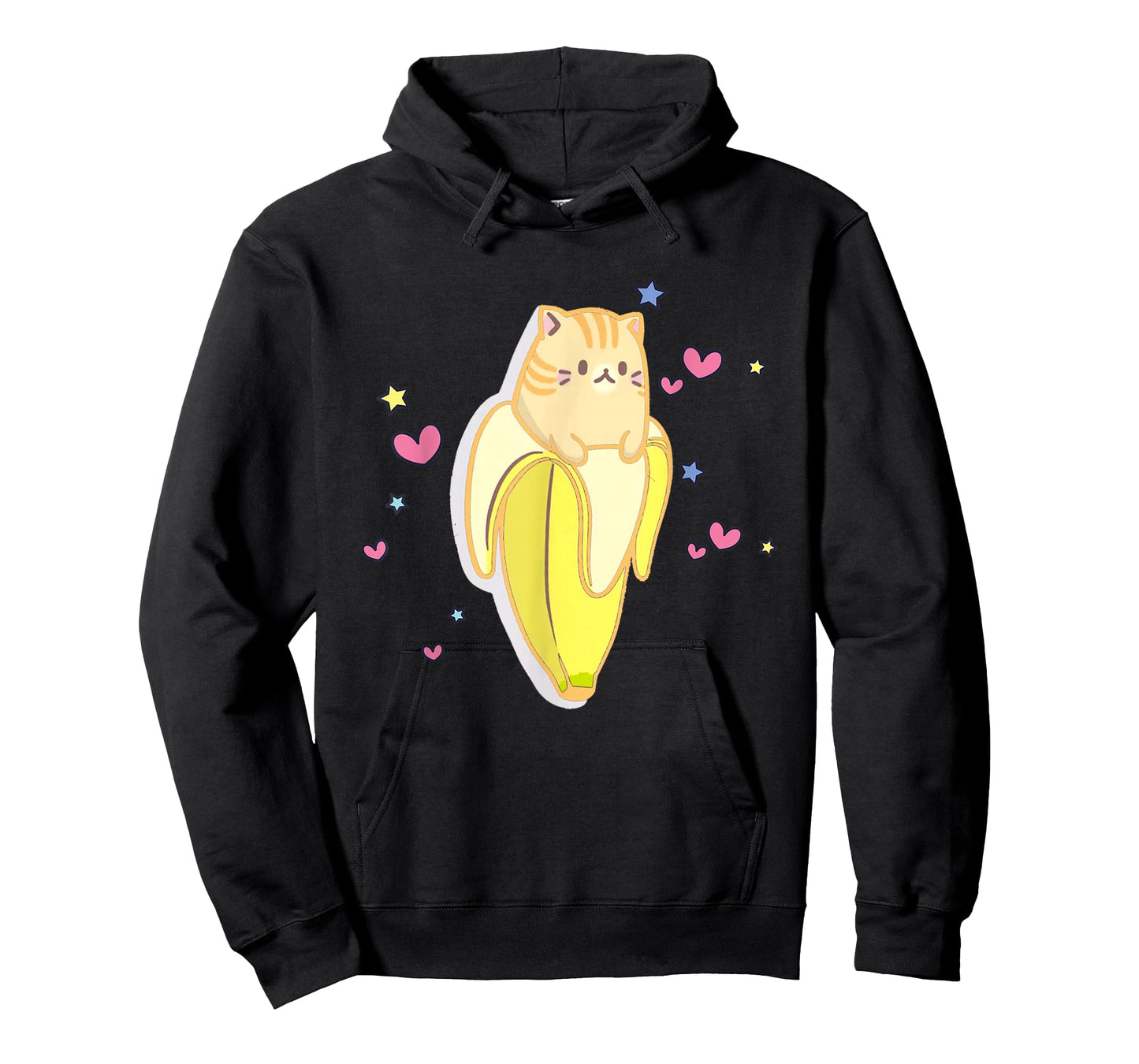 Bananya Banana Funny Cat Cute Kawaii Kitten T-Shirt