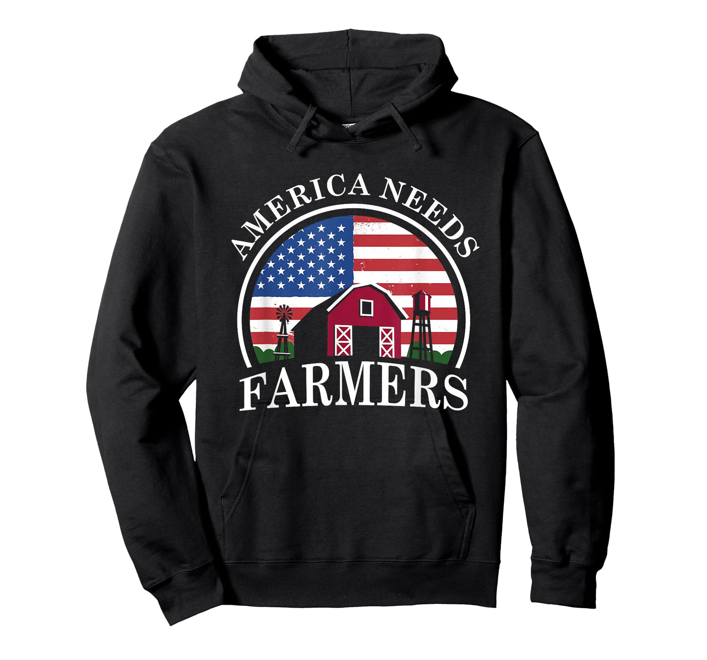 America Needs Farmers | American US Flag | Tractor T-Shirt