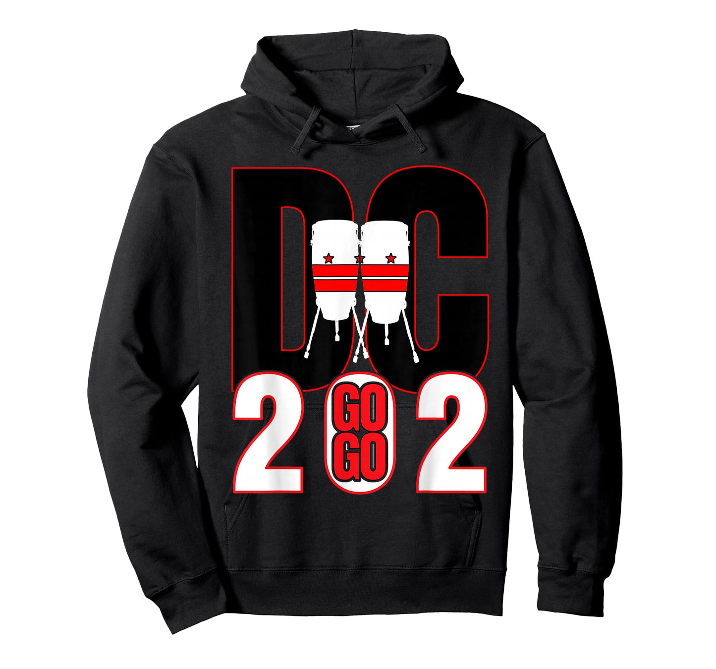 Washington DC Nations Capitol Conga Drums Go Go Music 202 T-Shirt