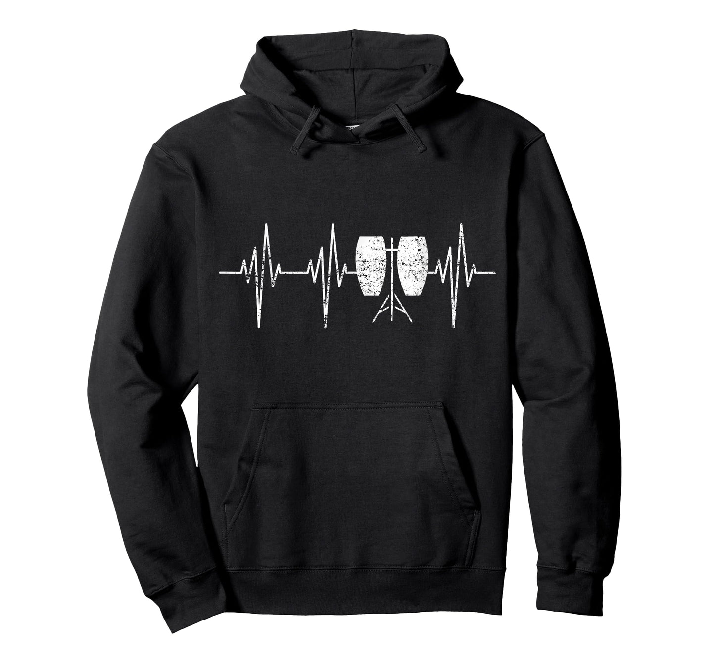 Conga Drum EKG Heartbeat Pulse T-Shirt