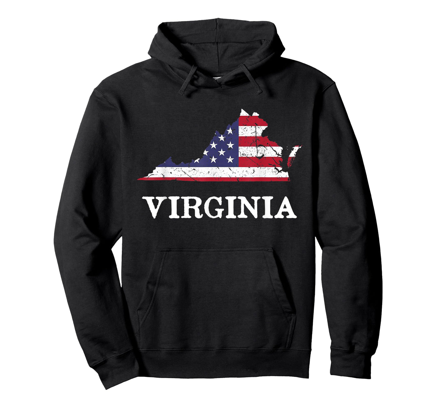Virginia Map State American Flag 4th Of July Pride Tee T-Shirt for Women Kids Men