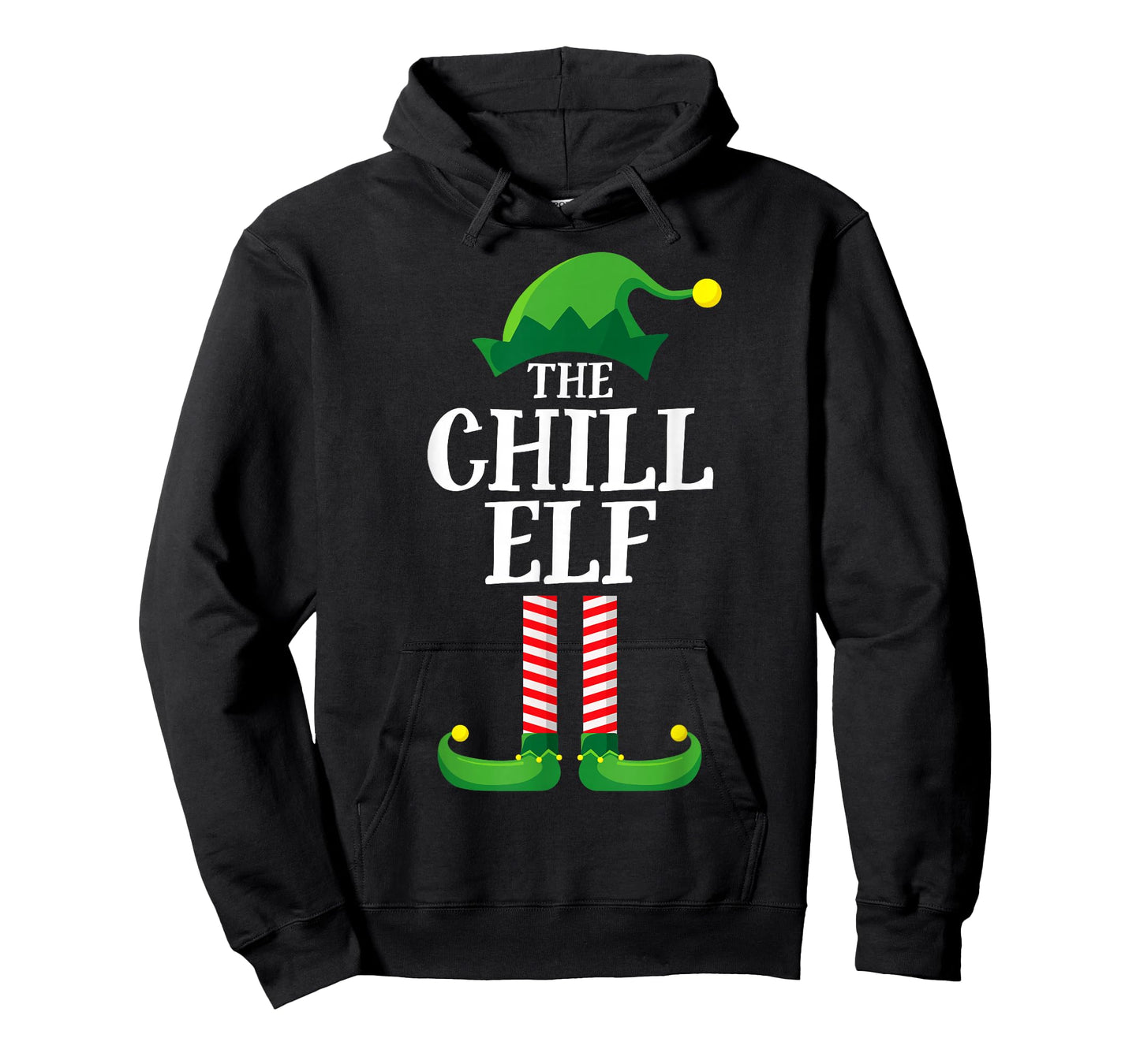 Chill Elf Matching Family Group Christmas Party Pyjamas T-Shirt