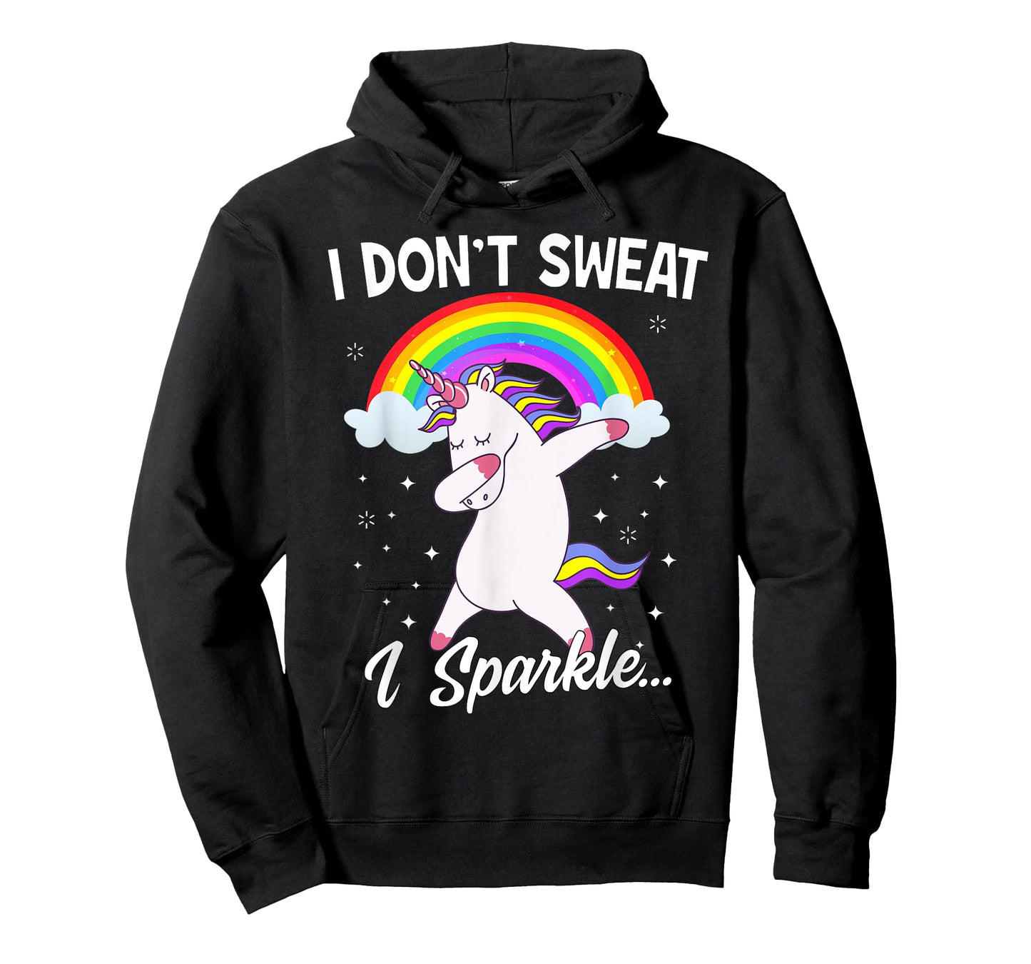 I Don't Sweat I Sparkle Unicorn Women T-Shirt Christmas Gift T-Shirt