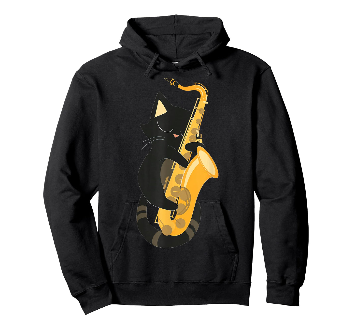 Cat With Saxophone Cat Playing Saxophone T-Shirt