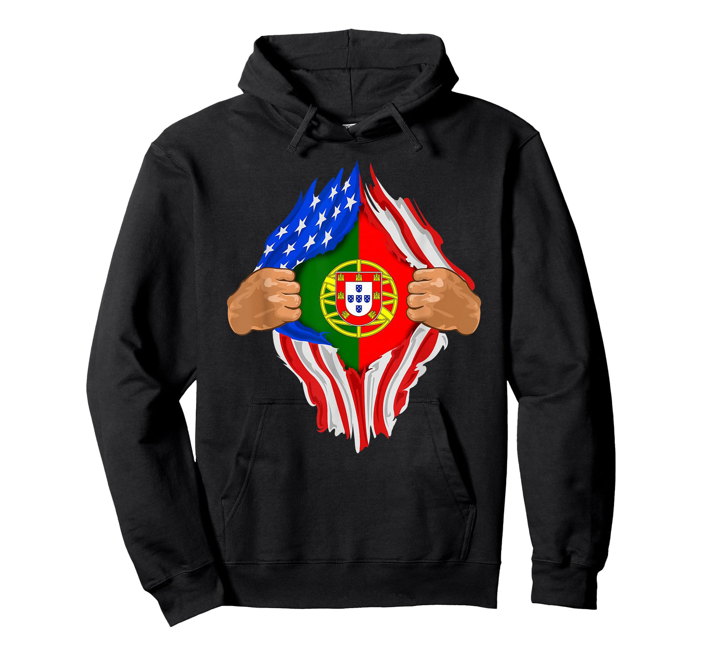 Portuguese Blood Inside Me T-Shirt | Portugal Flag Gift T-Shirt