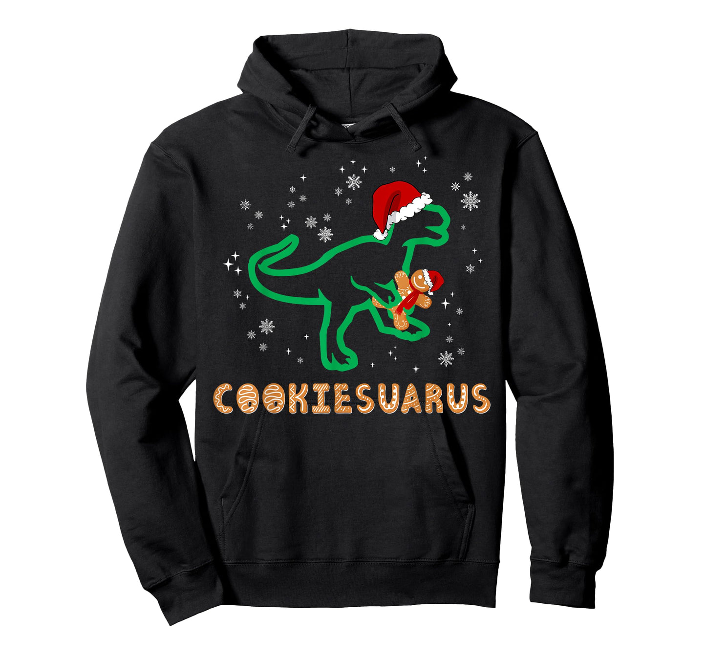Cookiesaurus Christmas Dinosaur Rex Sugar Cookie T-Shirt