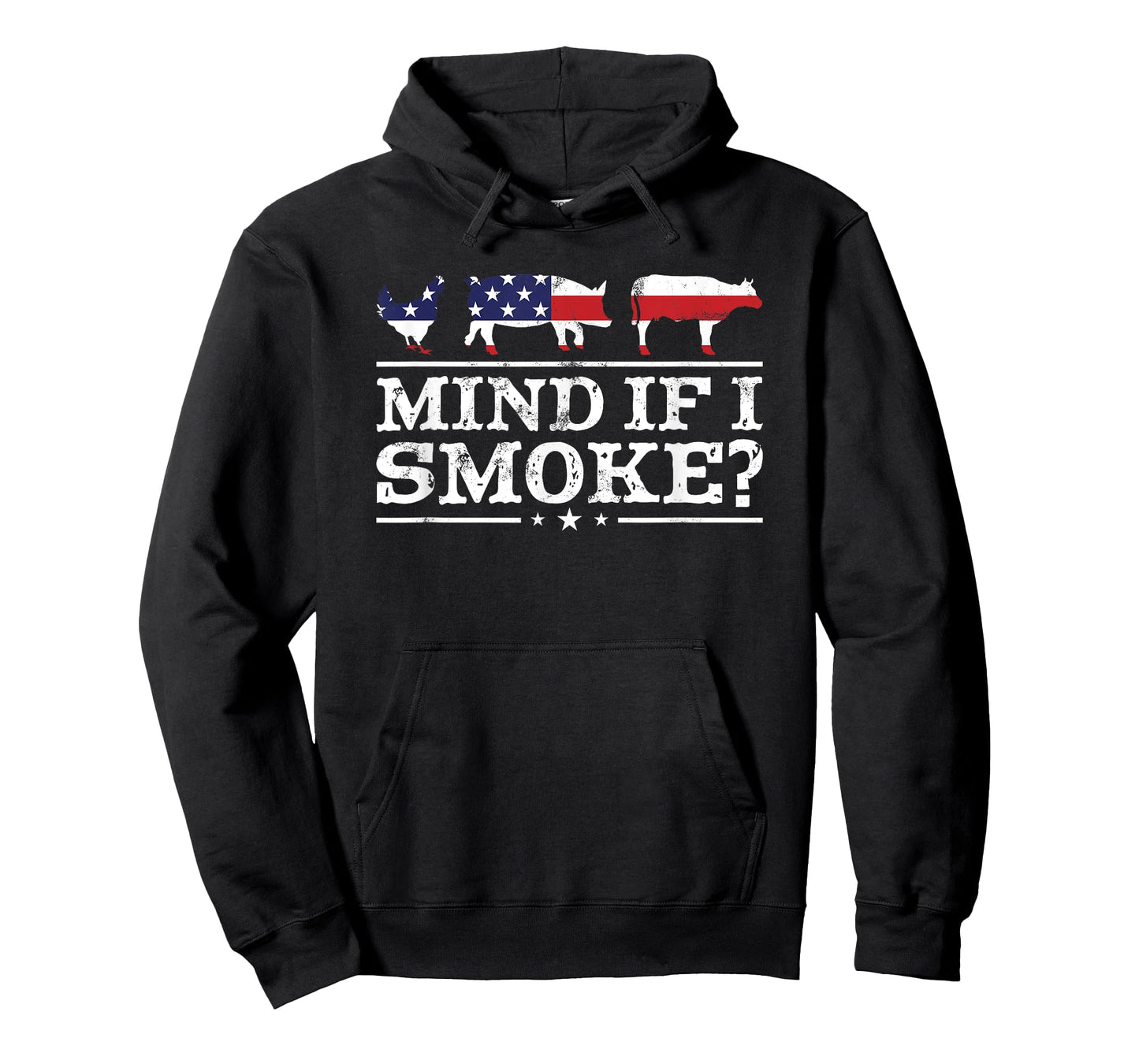 Funny BBQ Shirt Mind If I Smoke Meat Pitmaster Grill Gift T-Shirt