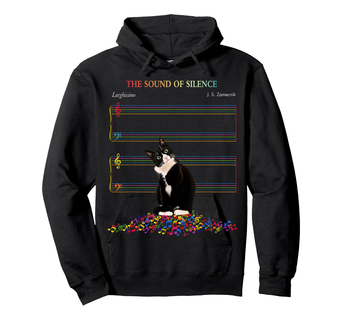Cute Cat The Sound Of Silence T-Shirt