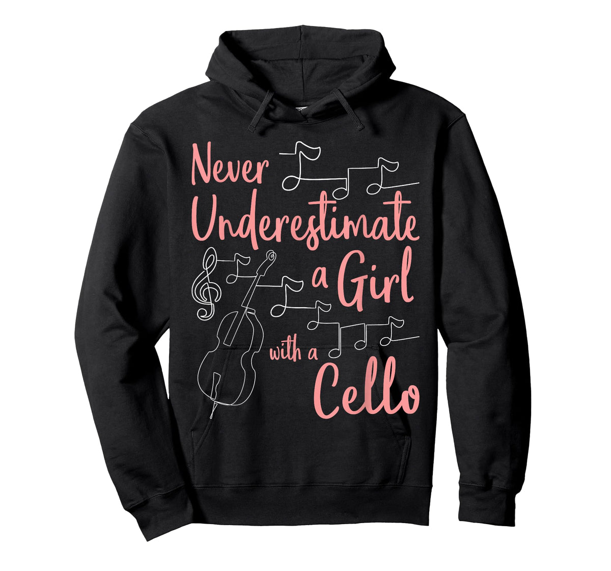 Never Underestimate A Girl With A Cello Player Cellist T-Shirt