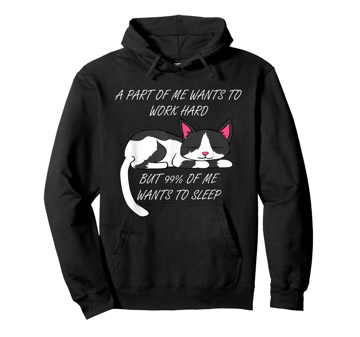 Lazy Cat Excuse Funny Saying Work Office Men Women Kids T-Shirt