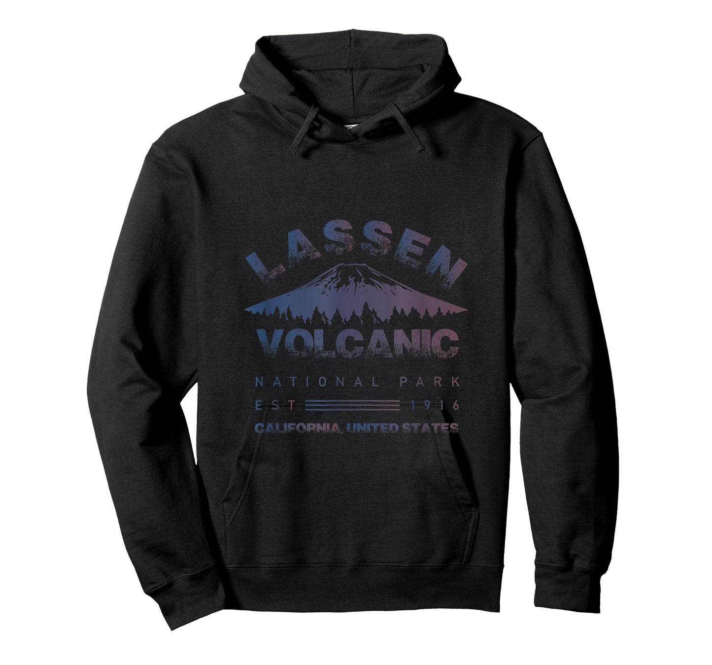 Cool Distressed Lassen Volcanic National Park T-Shirt