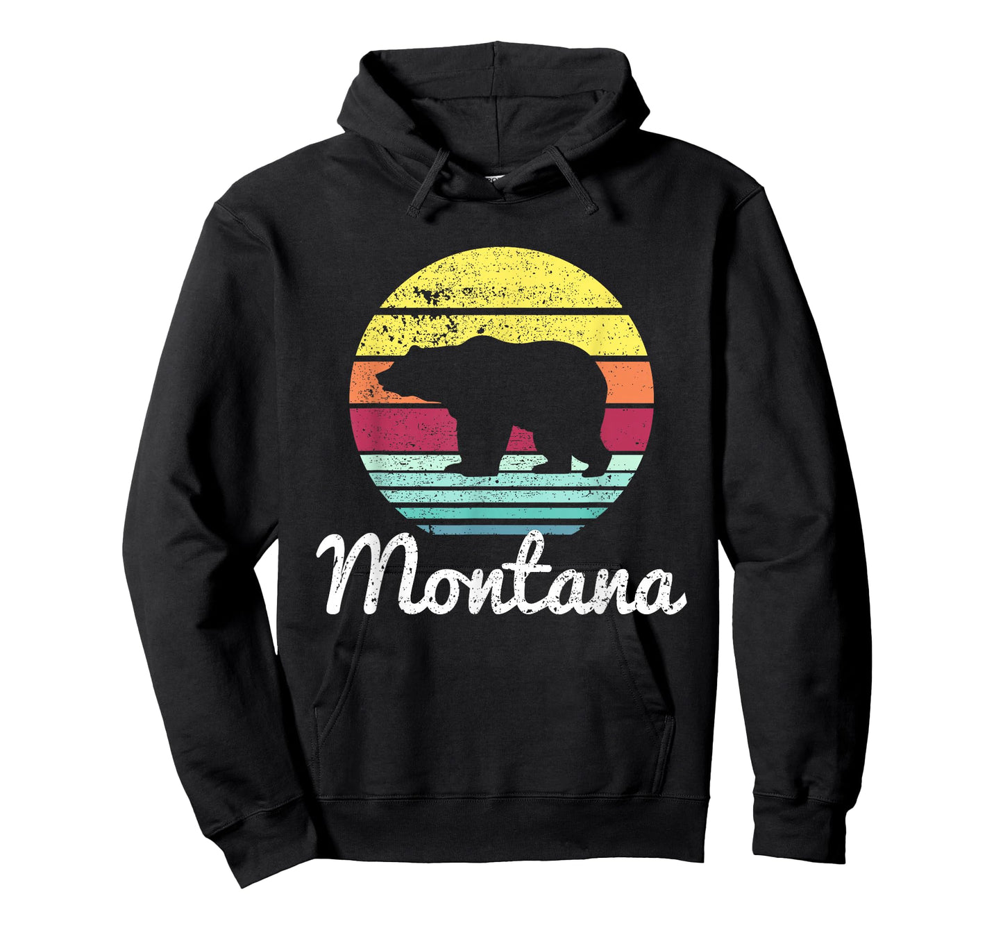 Vintage Retro MT Montana Wildlife Bear Adventure T-shirt T-Shirt