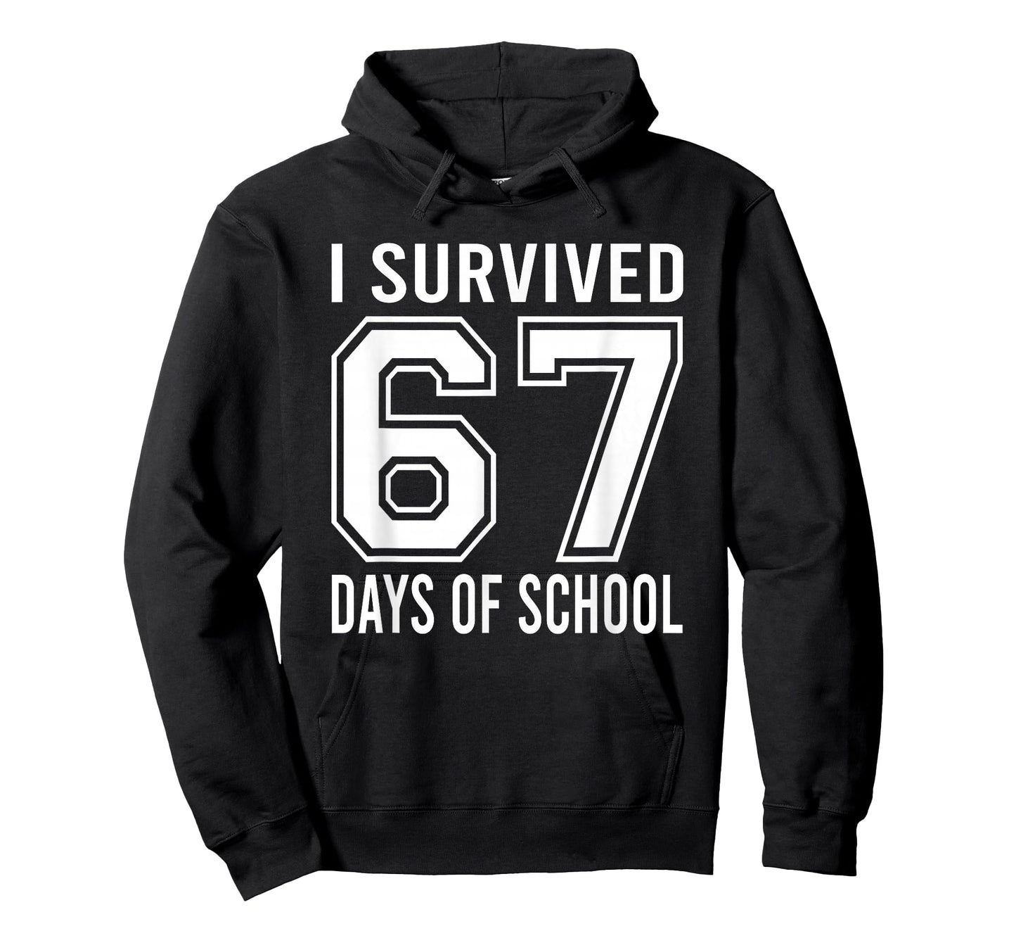 I Survived 67 Days of School Funny Six Seven 6 7 Meme Z Gen T-Shirt
